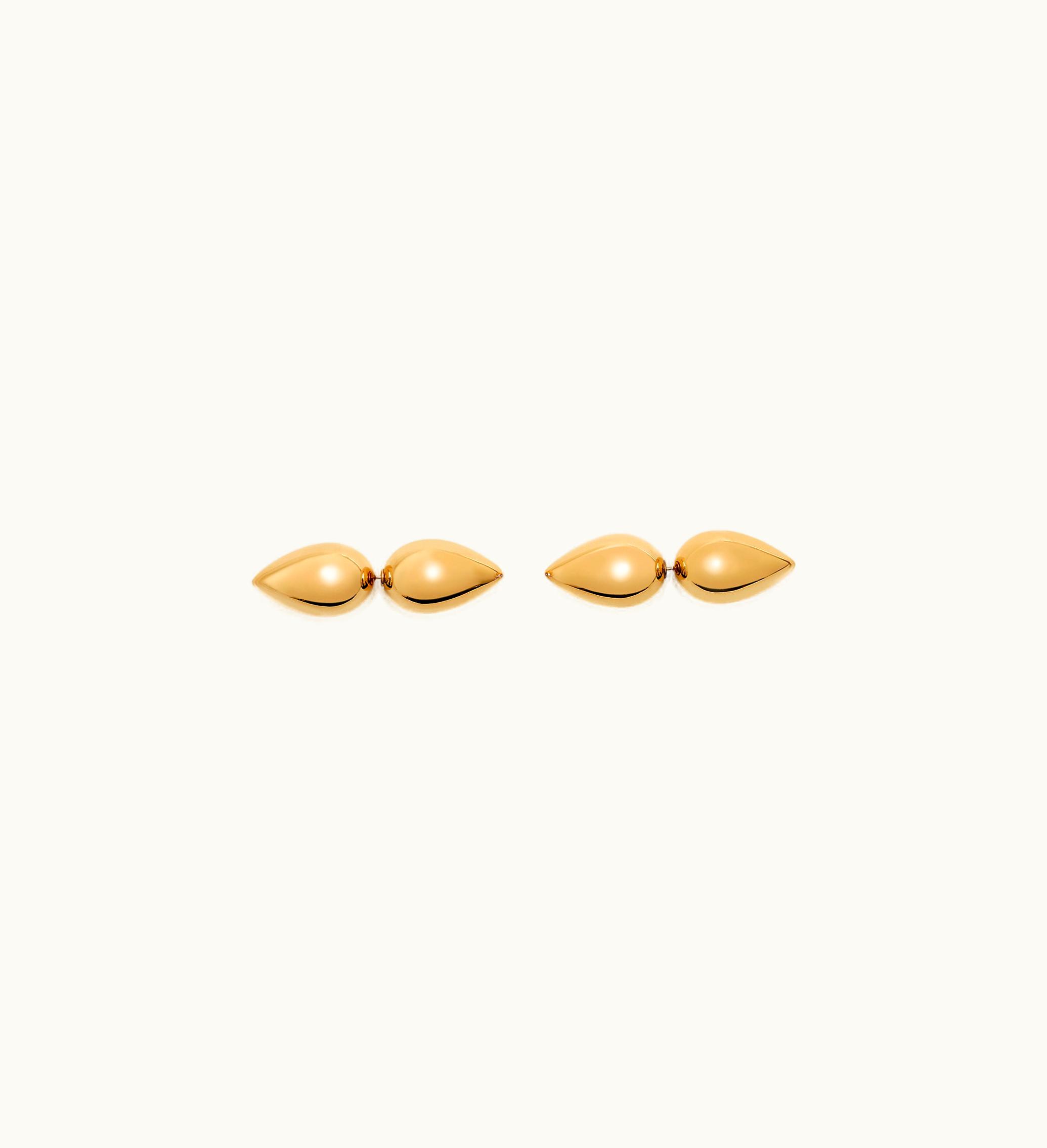 Burberry Burberry Large Spear Stud Earrings In Gold - Women