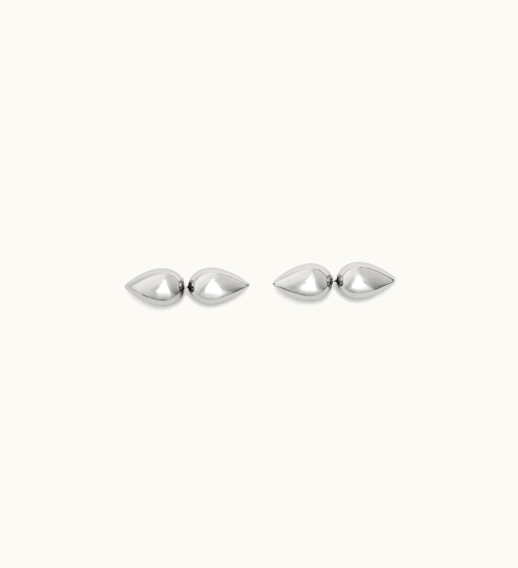 Burberry Burberry Large Spear Stud Earrings In Silver - Women