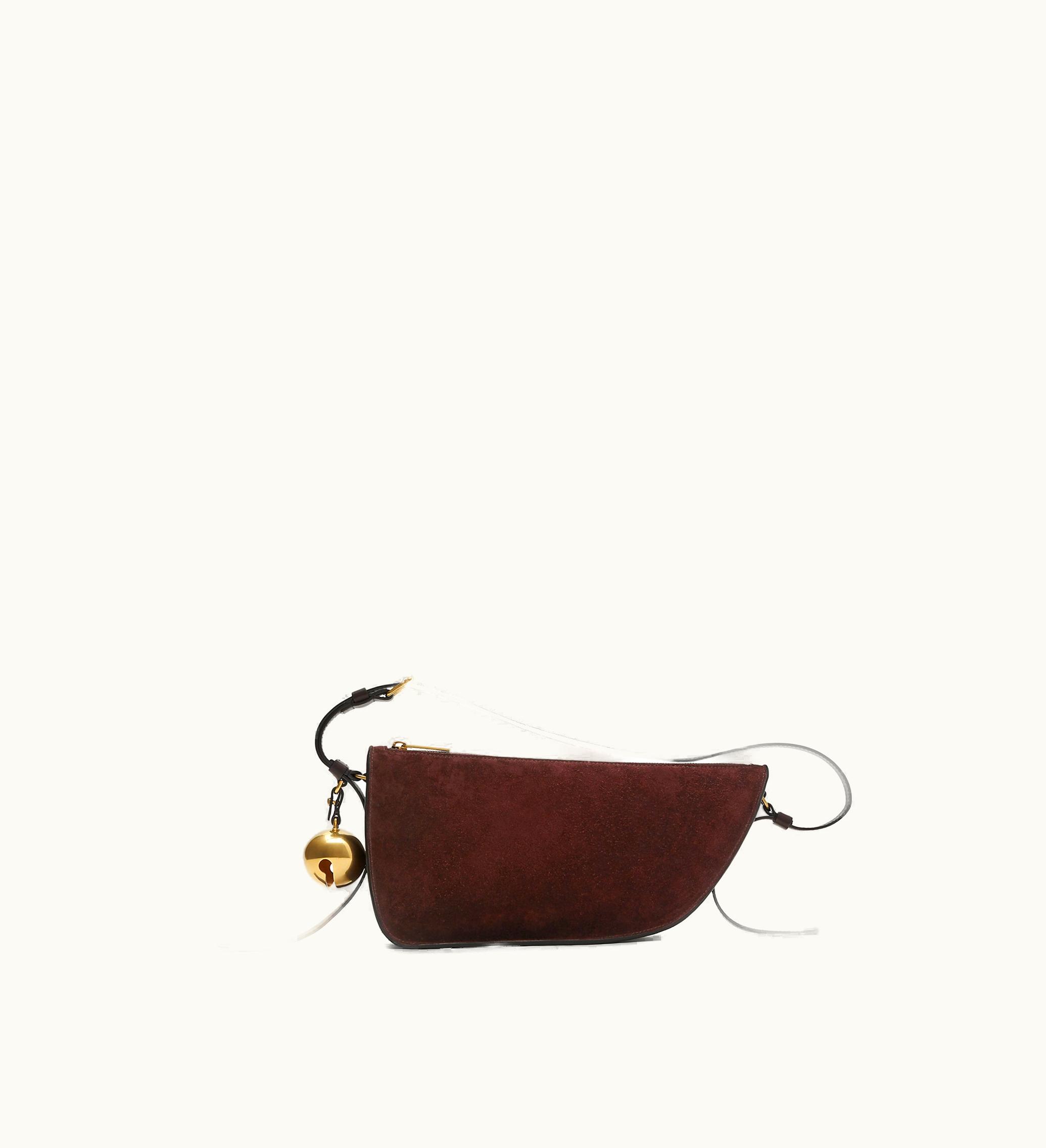 Burberry Burberry Small Shield Sling Bag In Cocoa - Women, Leather
