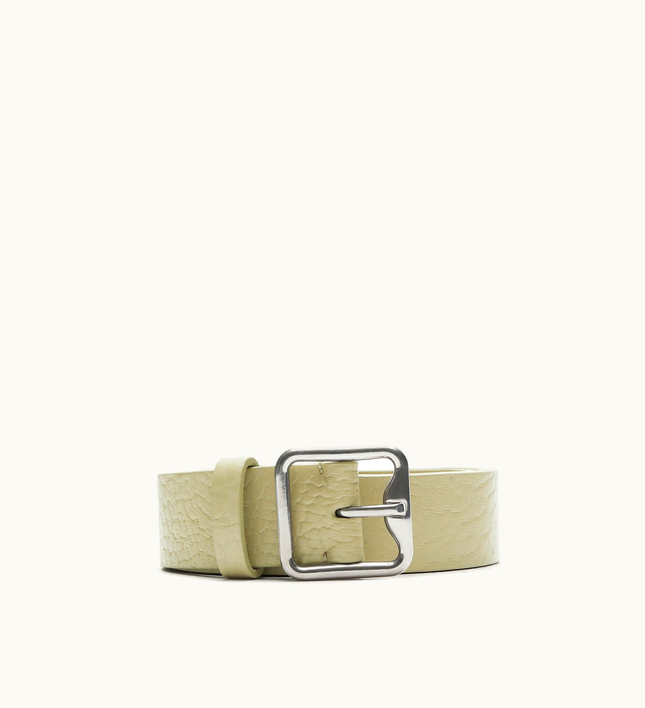 Burberry Burberry Leather B Buckle Belt In Hunter - Women