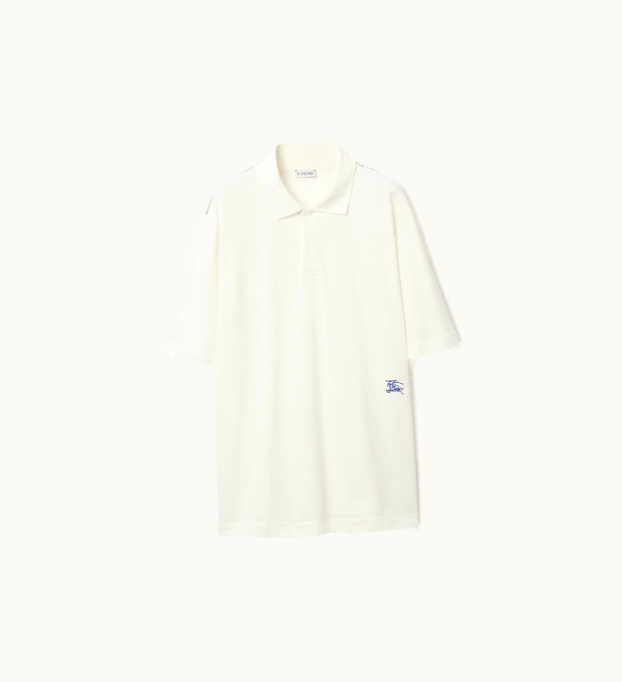 Burberry Burberry Cotton Polo Shirt In Rain - Men