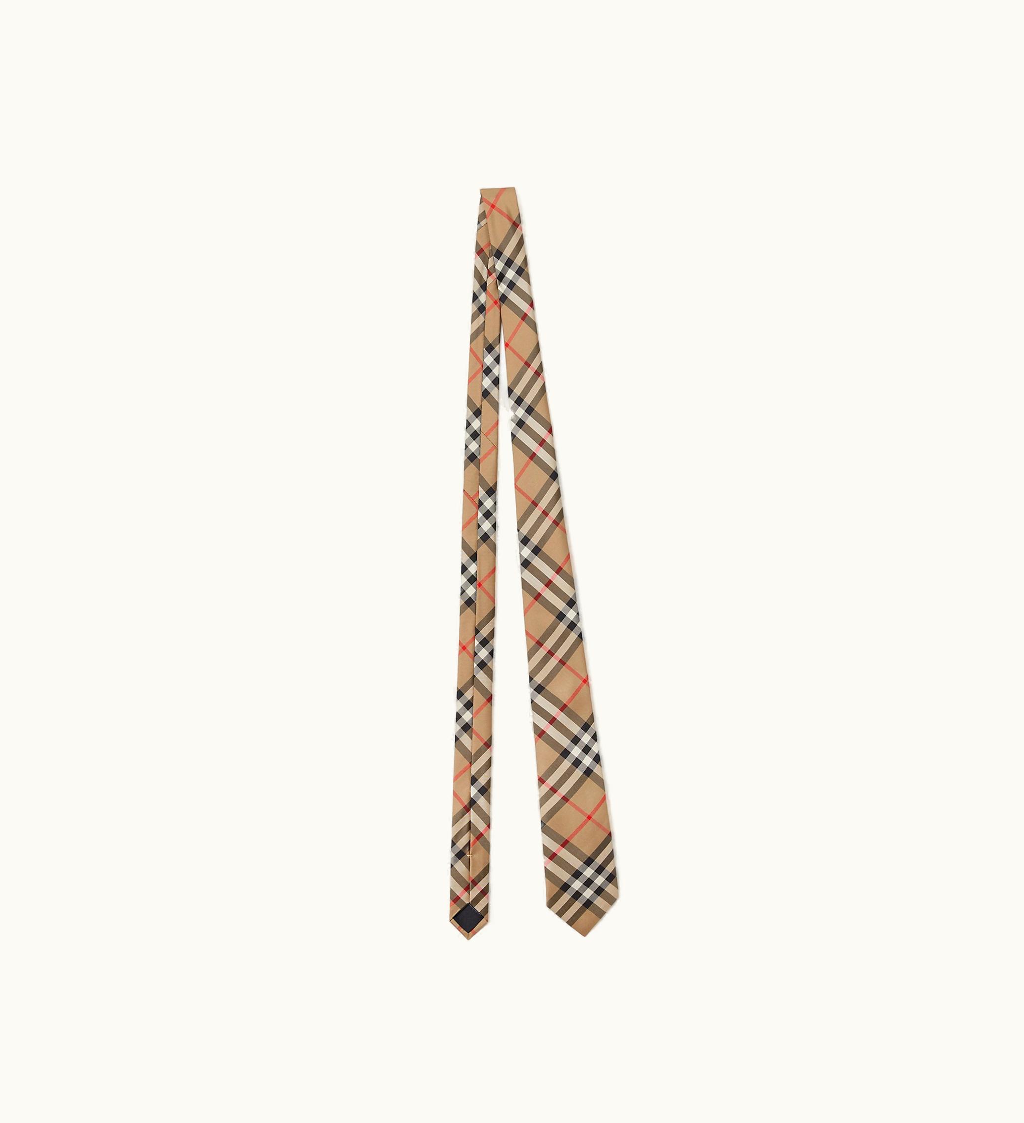Burberry Burberry Classic Cut Vintage Check Silk Tie In Archive Beige - Men