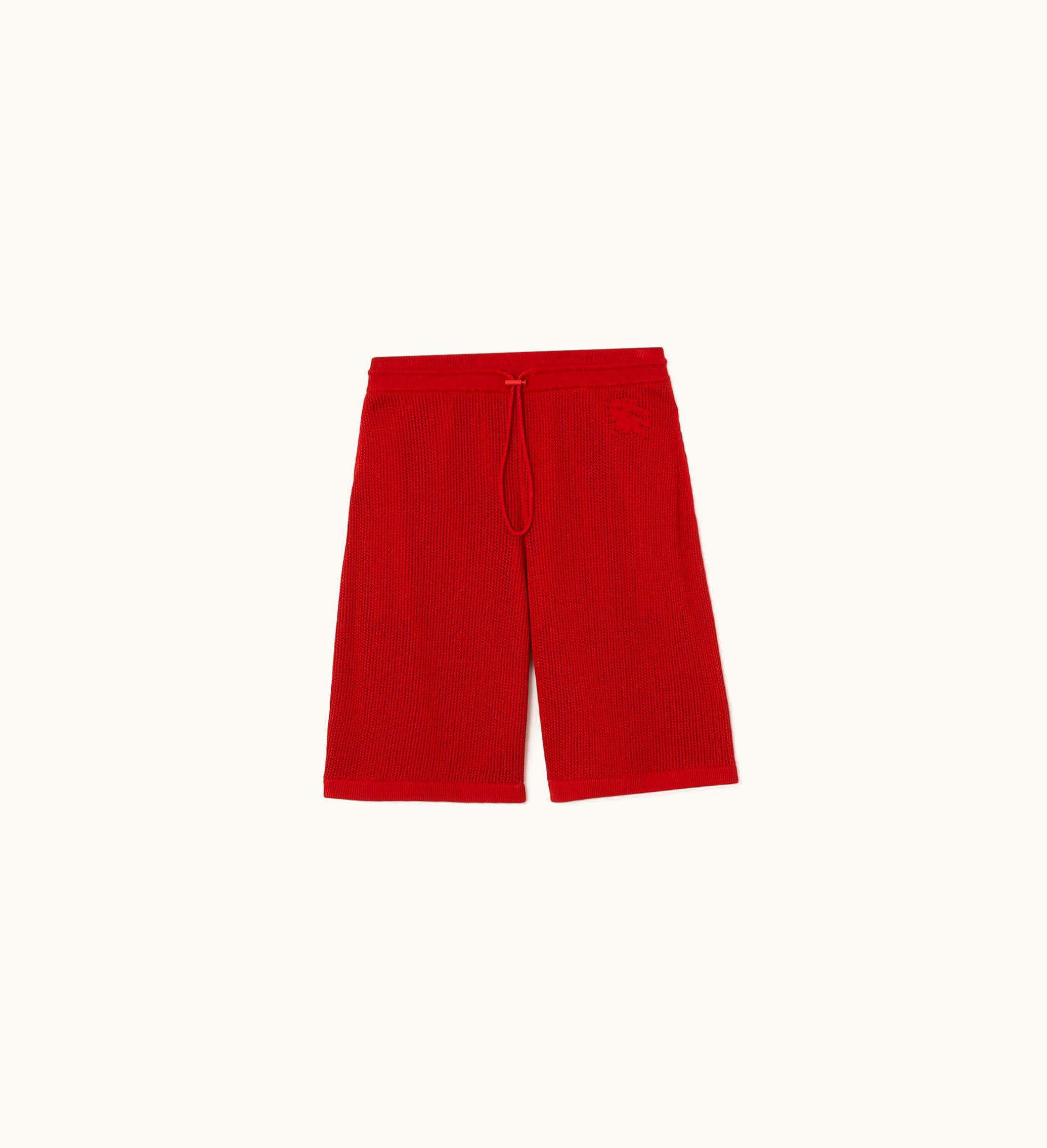 Burberry Burberry Silk Cotton Mesh Shorts In Pillar - Men