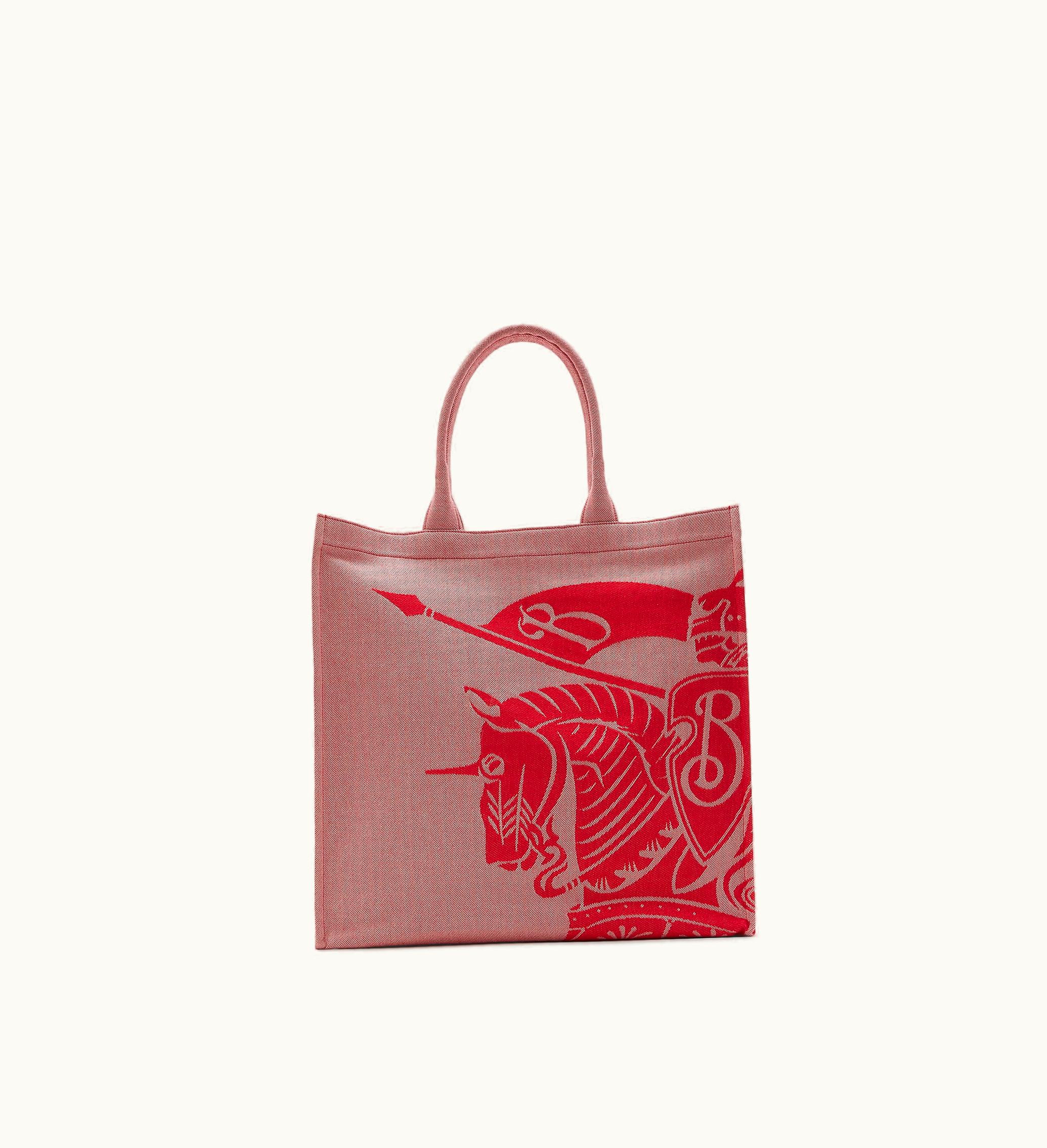 Burberry Burberry Medium Ekd Canvas Tote In Pillar - Men