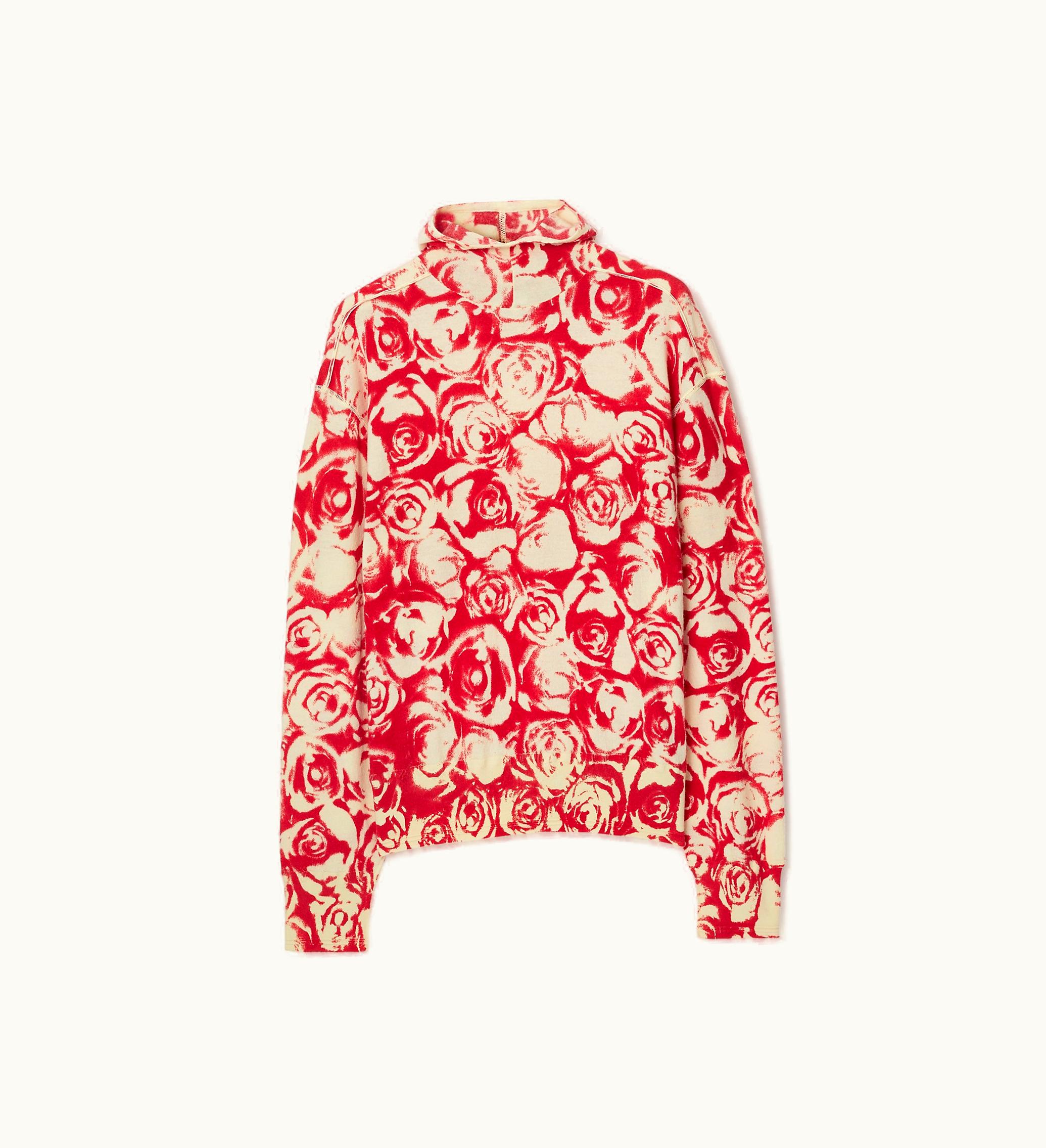 Burberry Burberry Rose Wool Hoodie In Pillar - Men, Cashmere