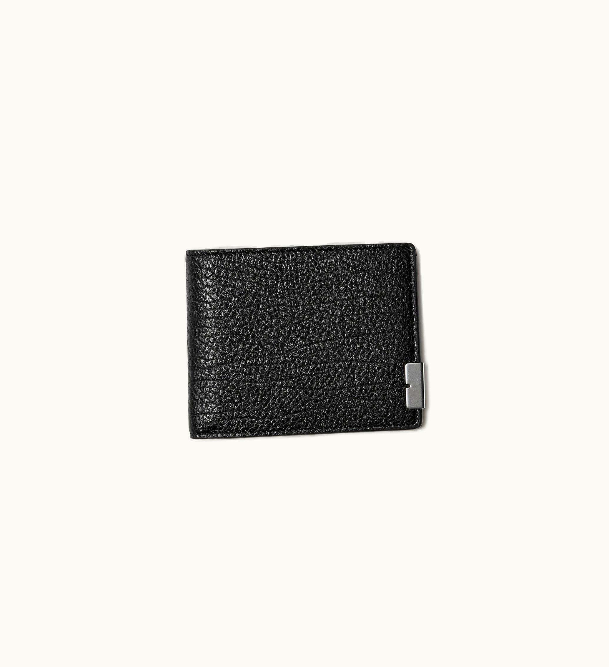 Burberry Burberry B Cut Slim Bifold Wallet In Black - Men