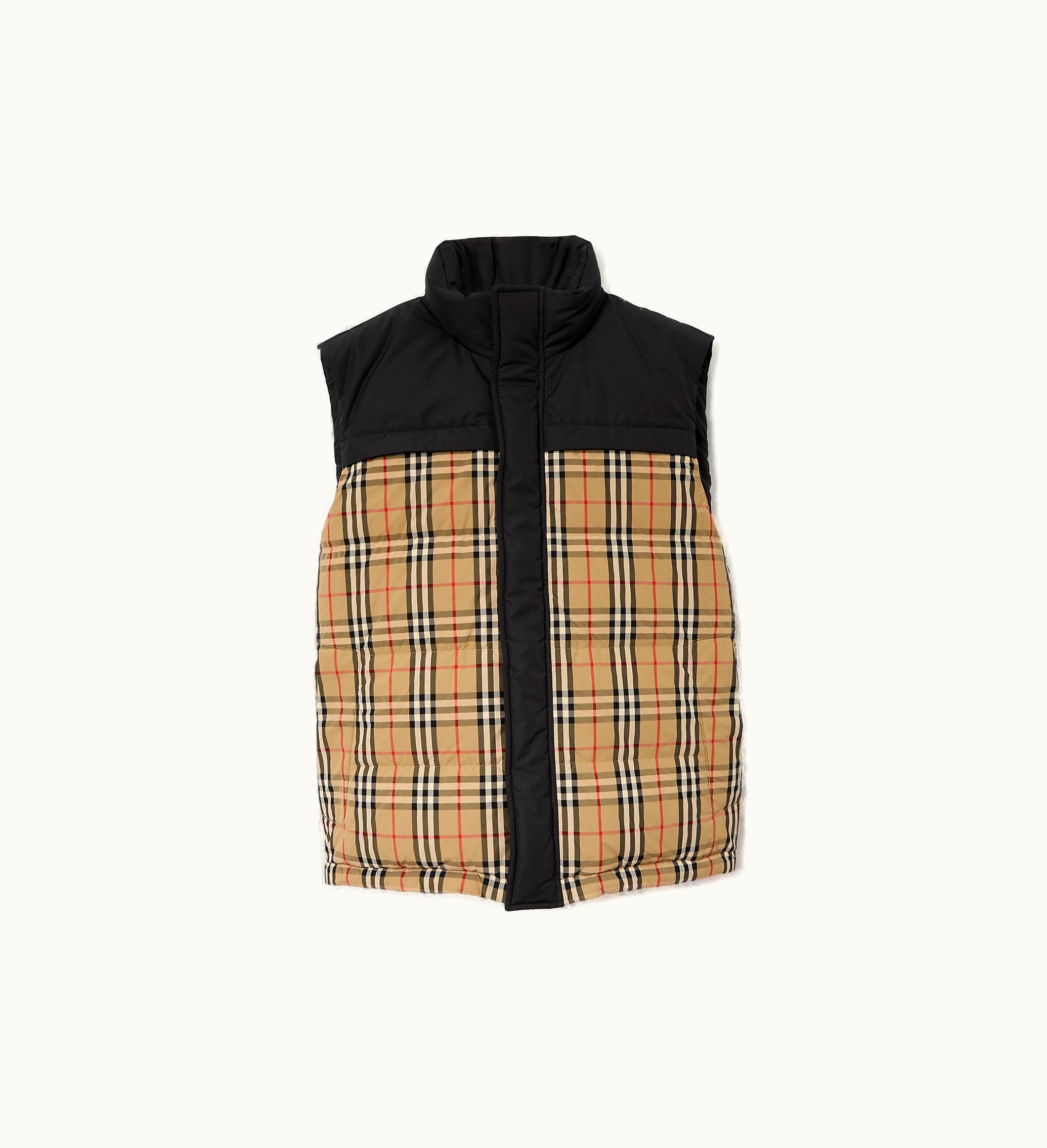 Burberry Burberry Reversible Puffer Gilet In Archive Beige - Men