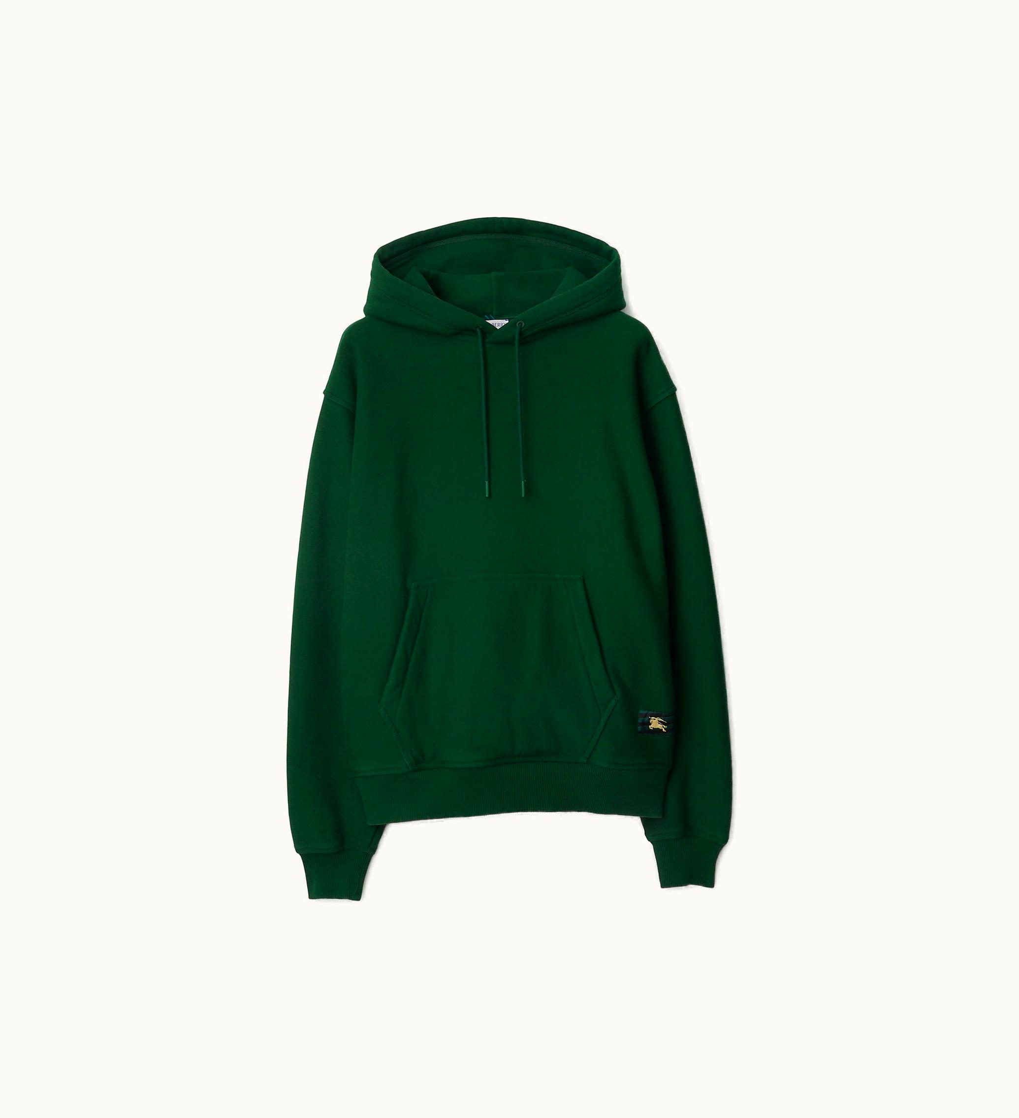 Burberry Burberry Cotton Hoodie In Ivy - Men
