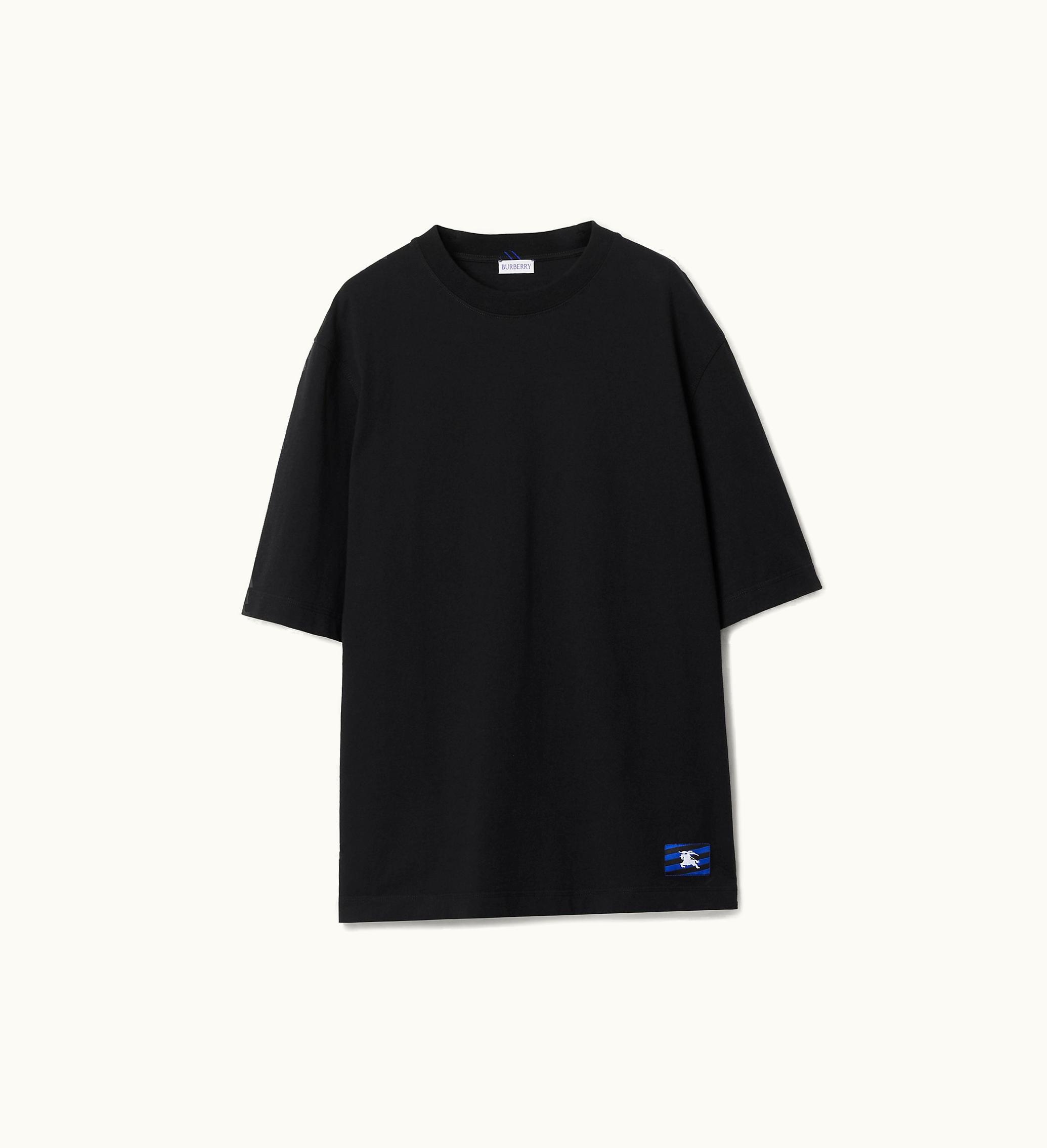 Burberry Burberry Cotton T-shirt In Black - Men