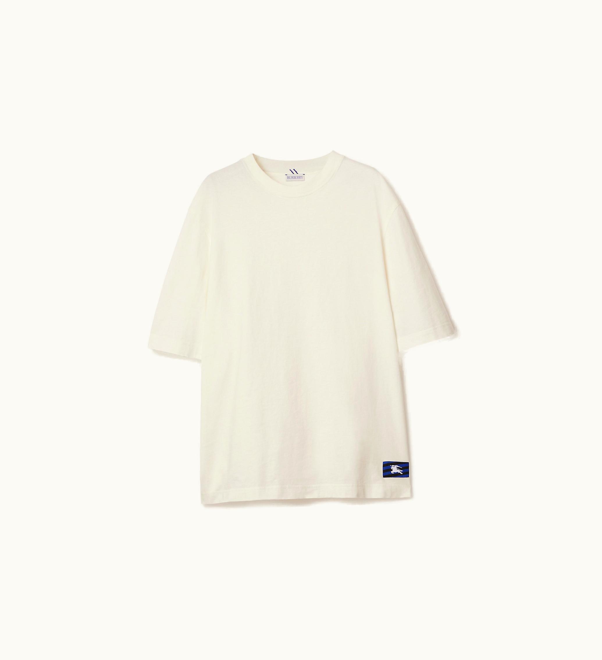 Burberry Burberry Cotton T-shirt In Rain - Men
