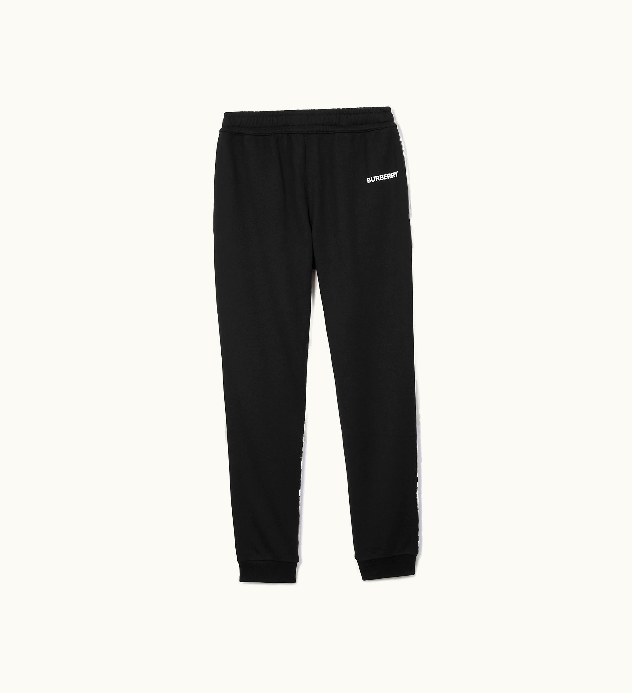 Burberry Burberry Cotton Jogging Pants In Black - Men