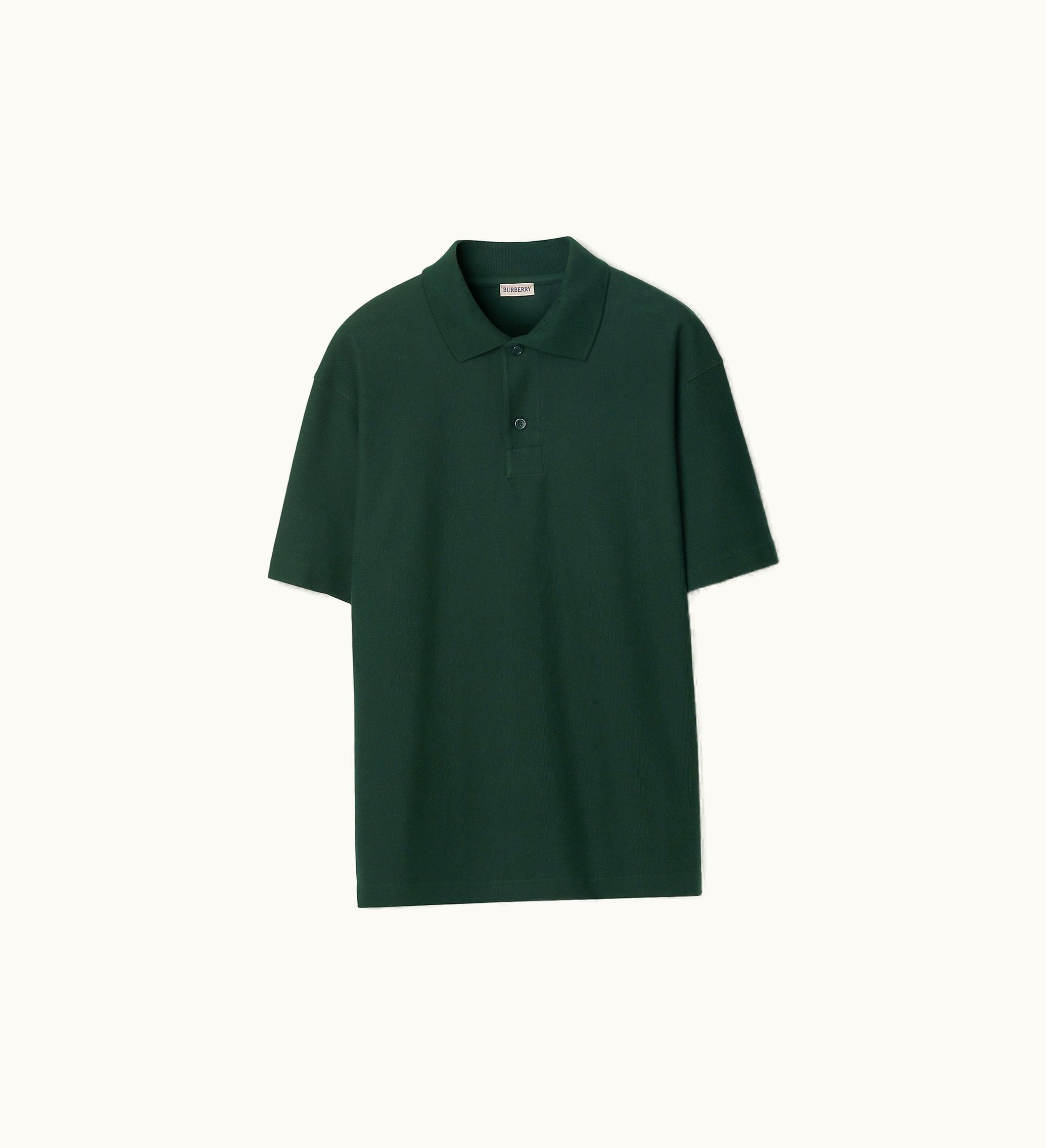 Burberry Burberry Cotton Polo Shirt In Vine - Men