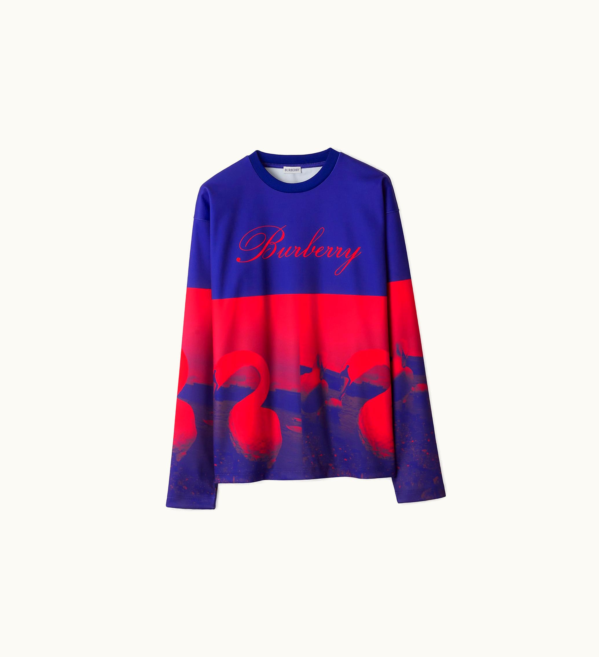 Burberry Burberry Swan Cotton Top In Pillar - Men