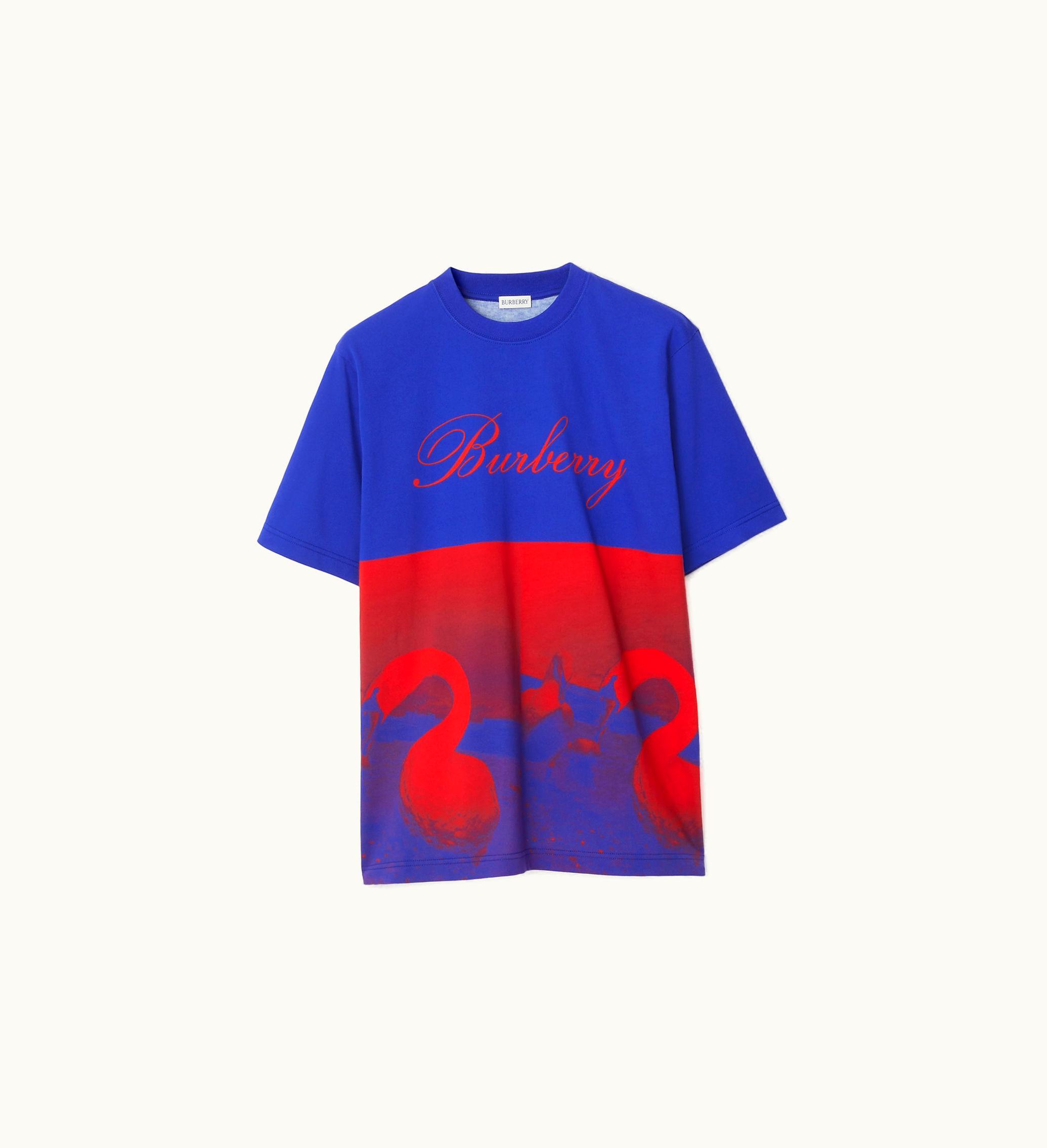 Burberry Burberry Swan Cotton T-shirt In Pillar - Men