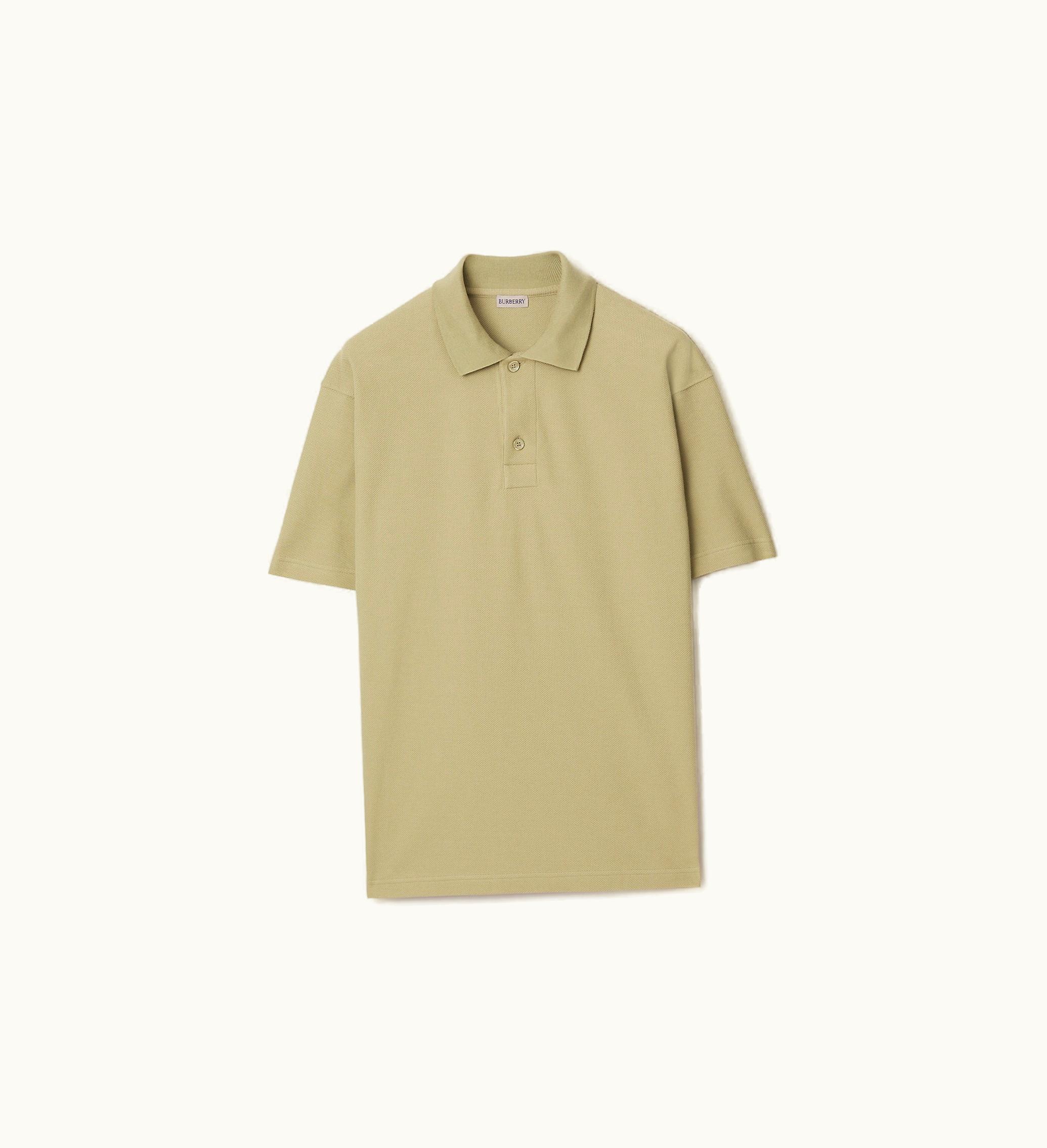 Burberry Burberry Cotton Polo Shirt In Hunter - Men