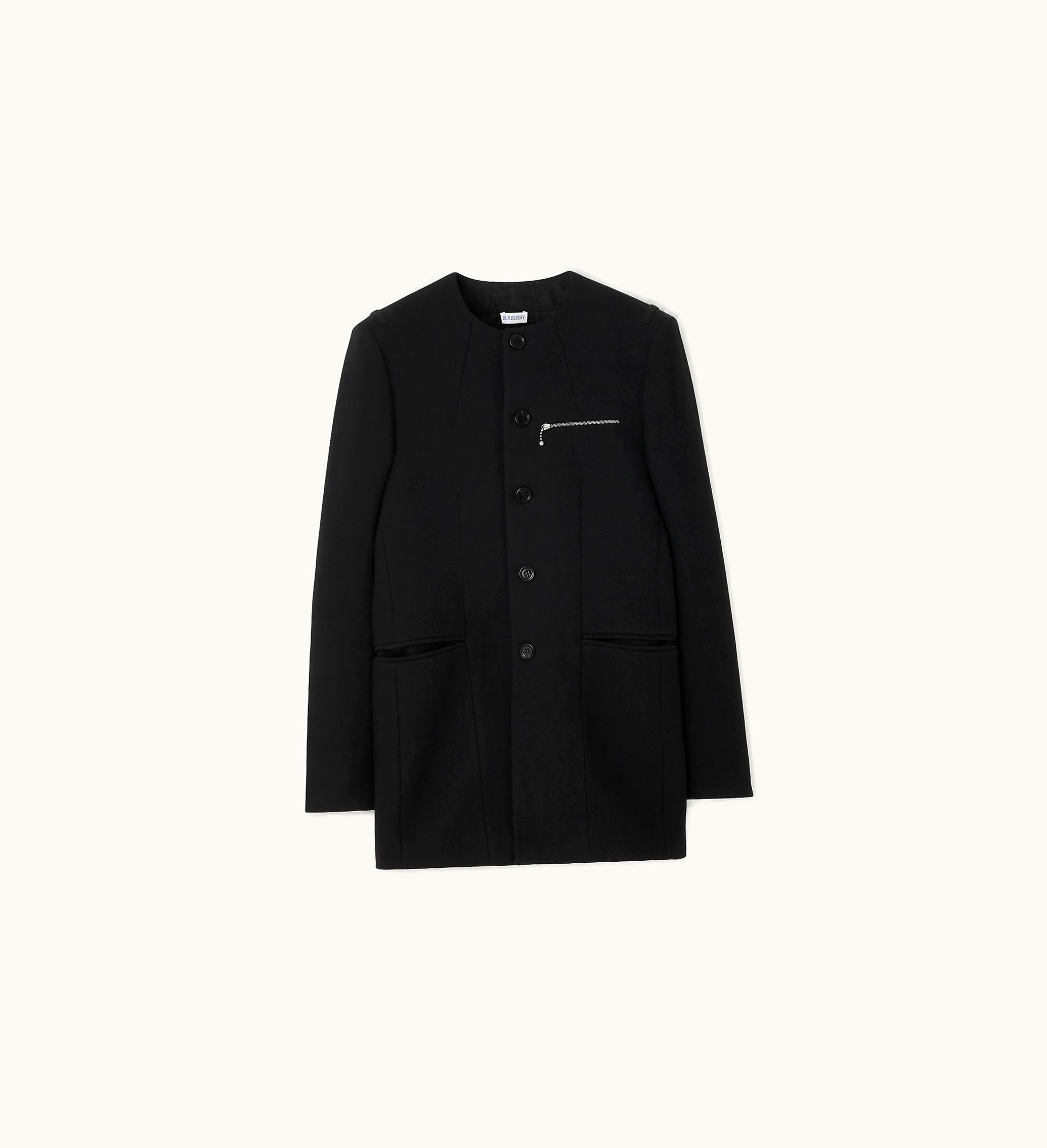 Burberry Burberry Wool Tailored Jacket In Black - Men