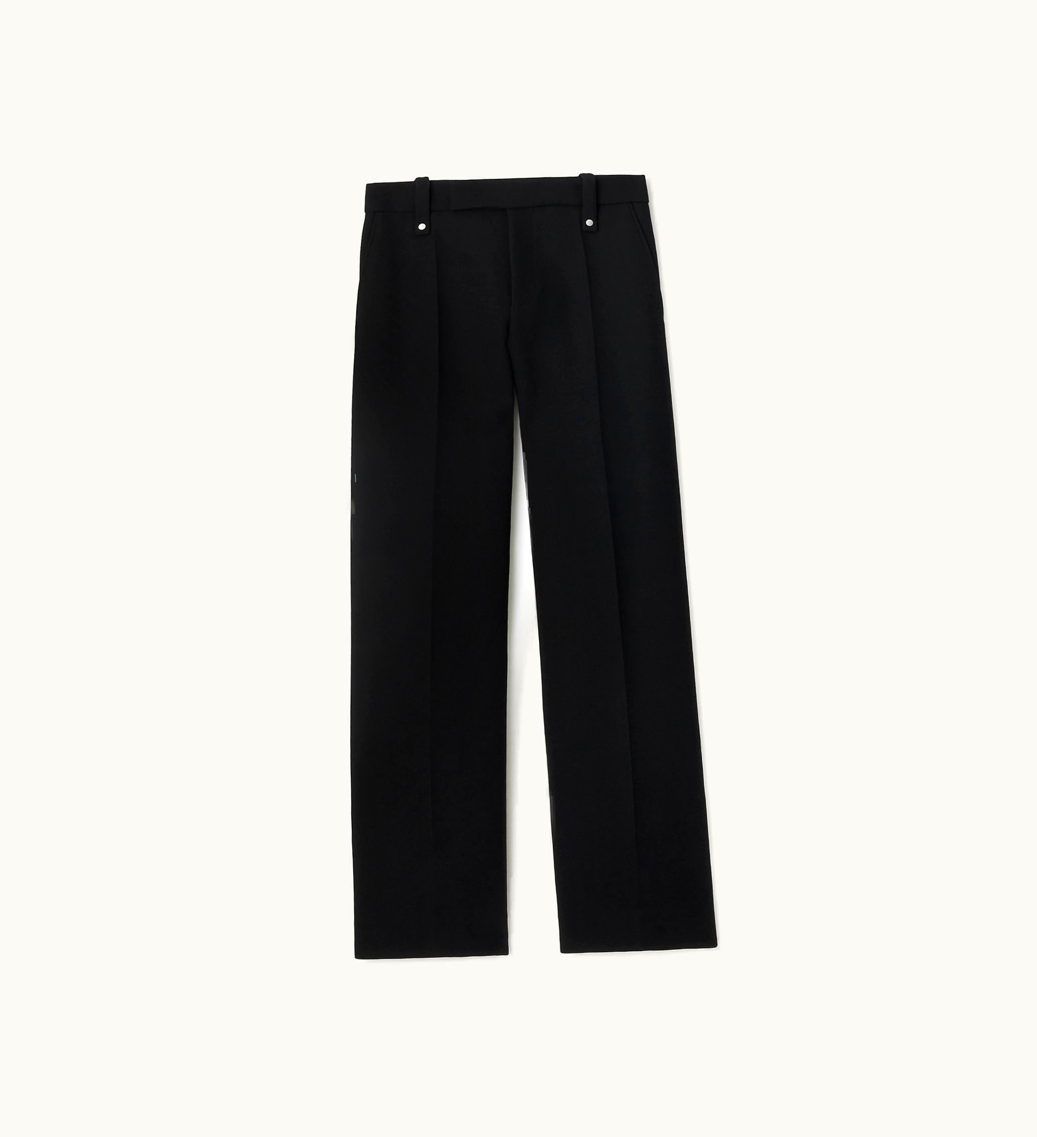 Burberry Burberry Wool Tailored Trousers In Black - Men