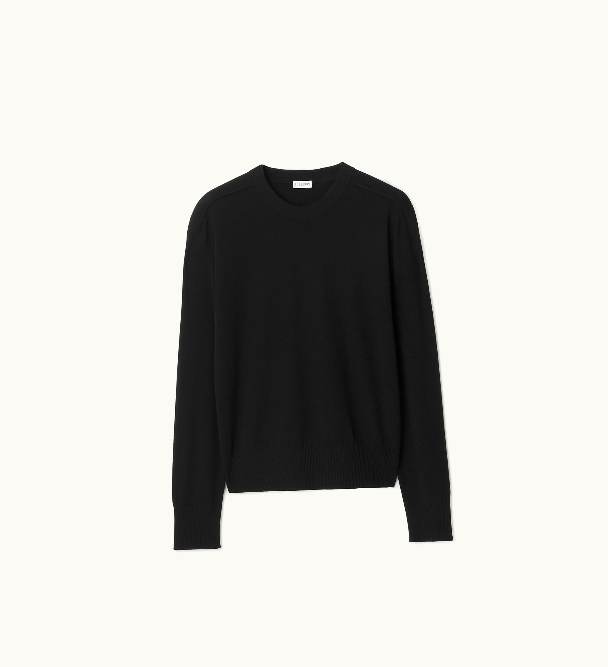 Burberry Burberry Wool Sweater In Black - Men