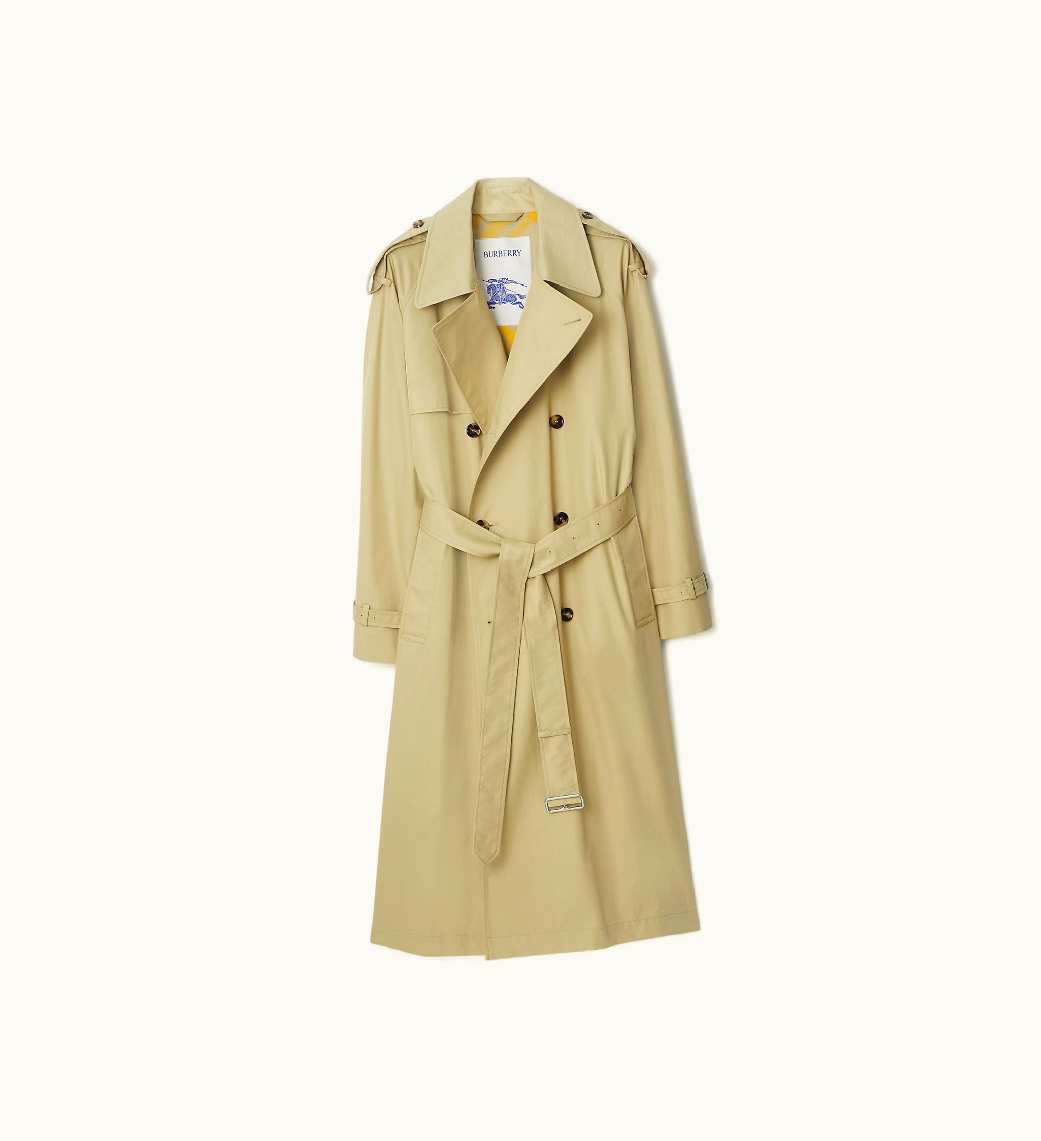Burberry Burberry Short Castleford Trench Coat In Hunter - Men, Cotton