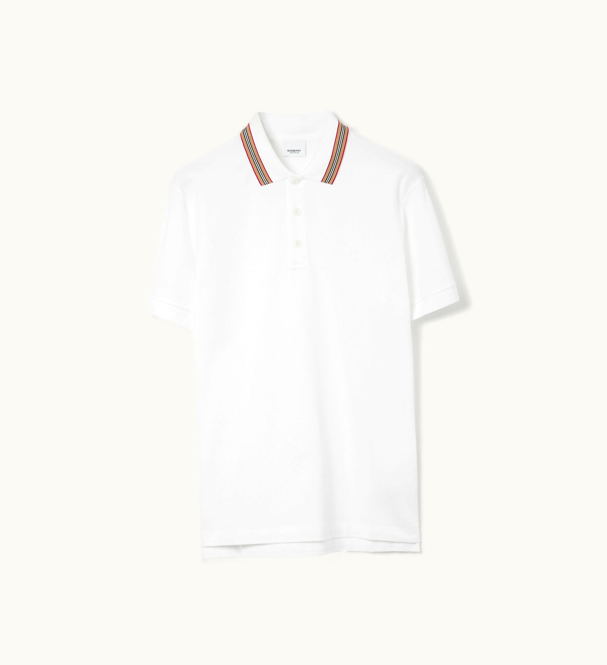 Burberry Burberry Cotton Polo Shirt In White - Men White