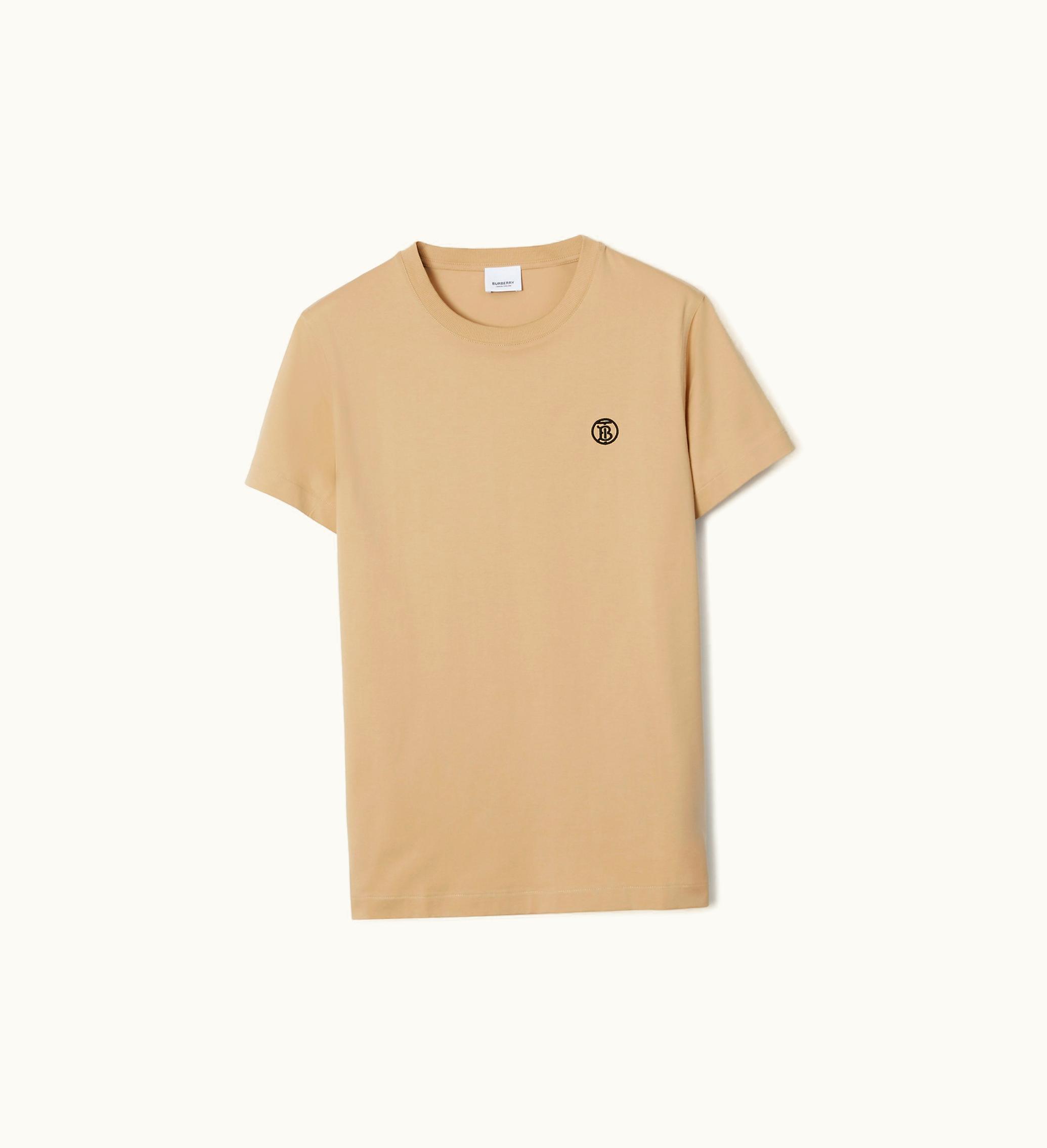 Burberry Burberry Cotton T-shirt In Soft Fawn - Men