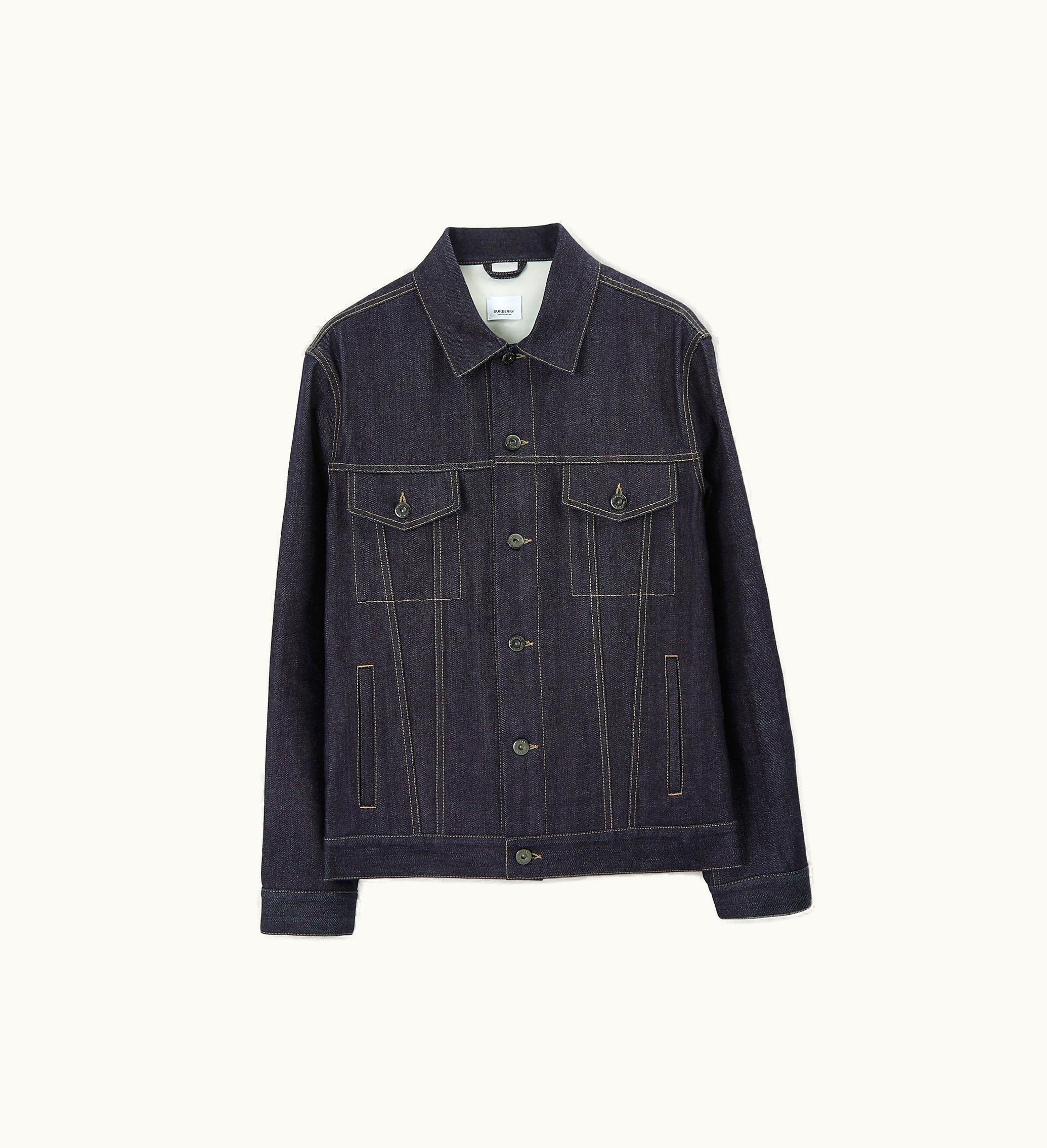 Burberry Burberry Heavyweight Denim Jacket In Indigo - Men