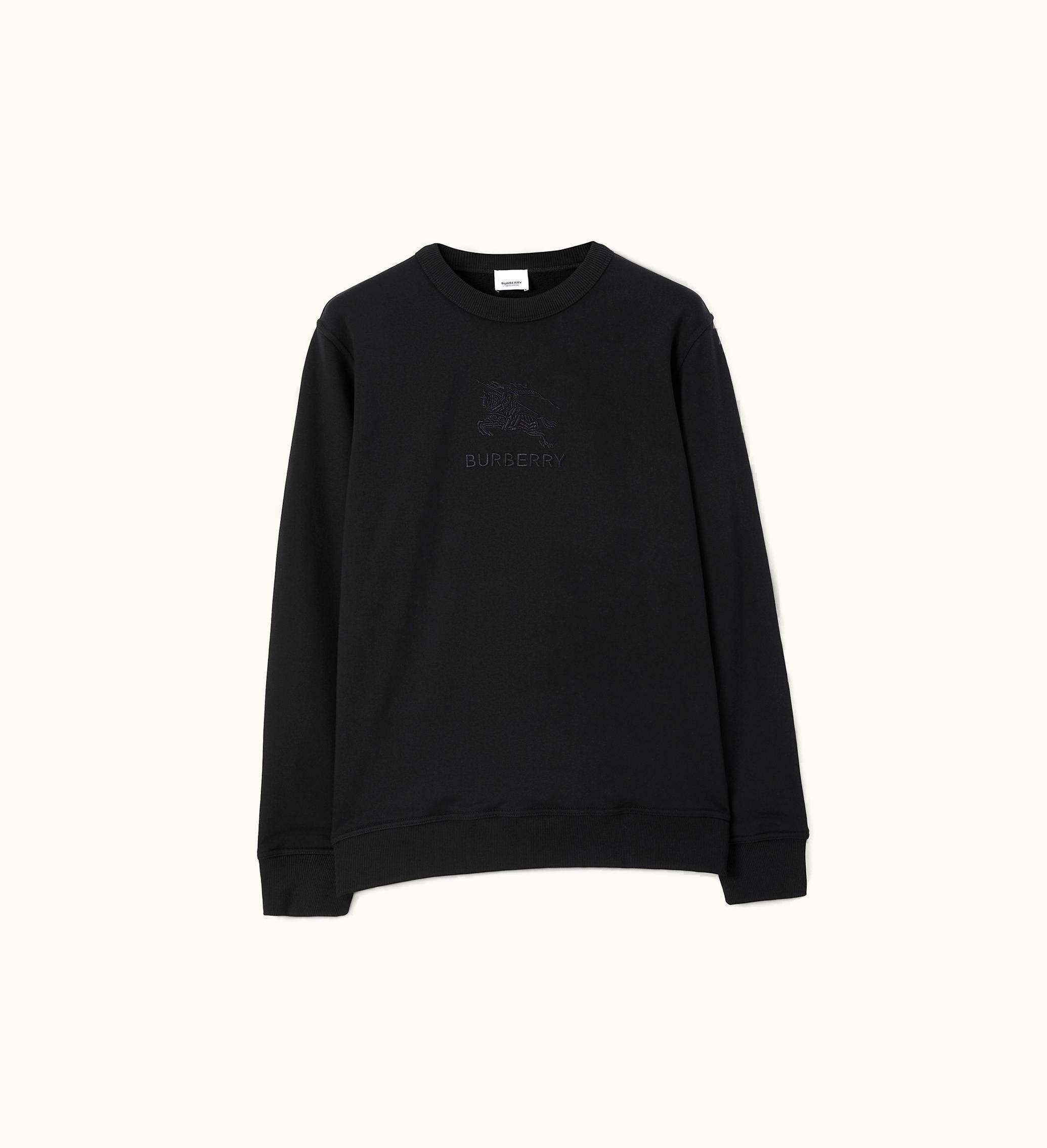 Burberry Burberry Ekd Cotton Sweatshirt In Black - Men