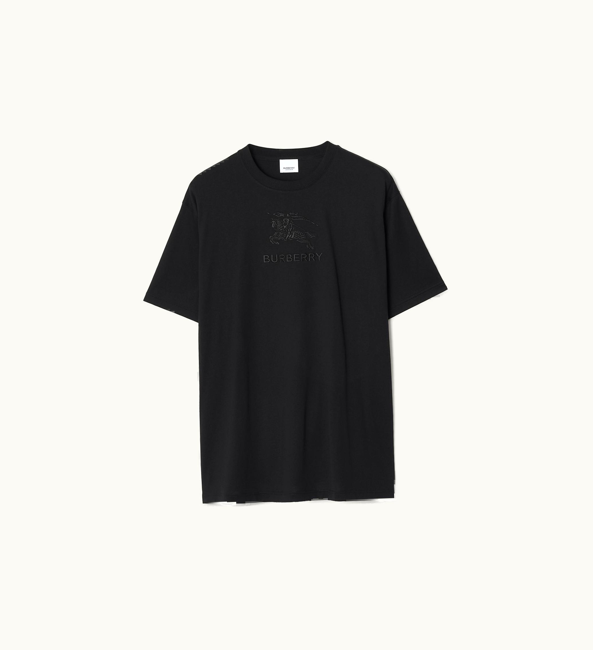 Burberry Burberry Ekd Cotton T-shirt In Black - Men