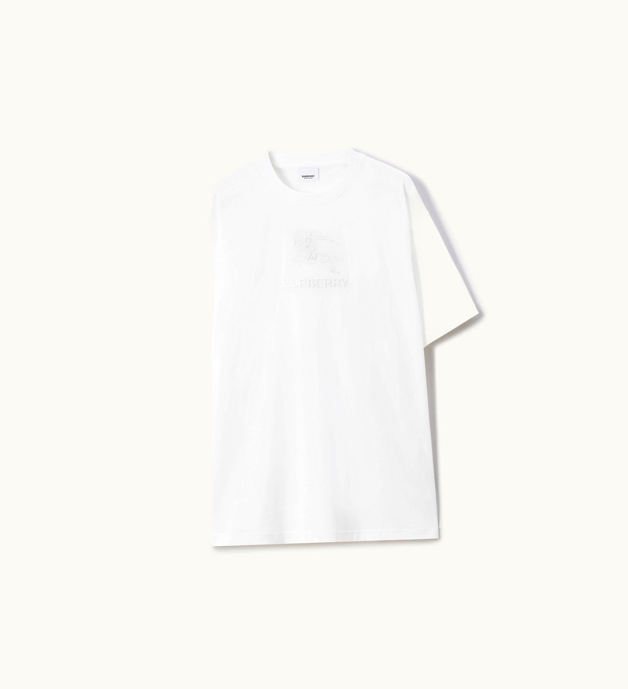 Burberry Burberry Ekd Cotton T-shirt In White - Men