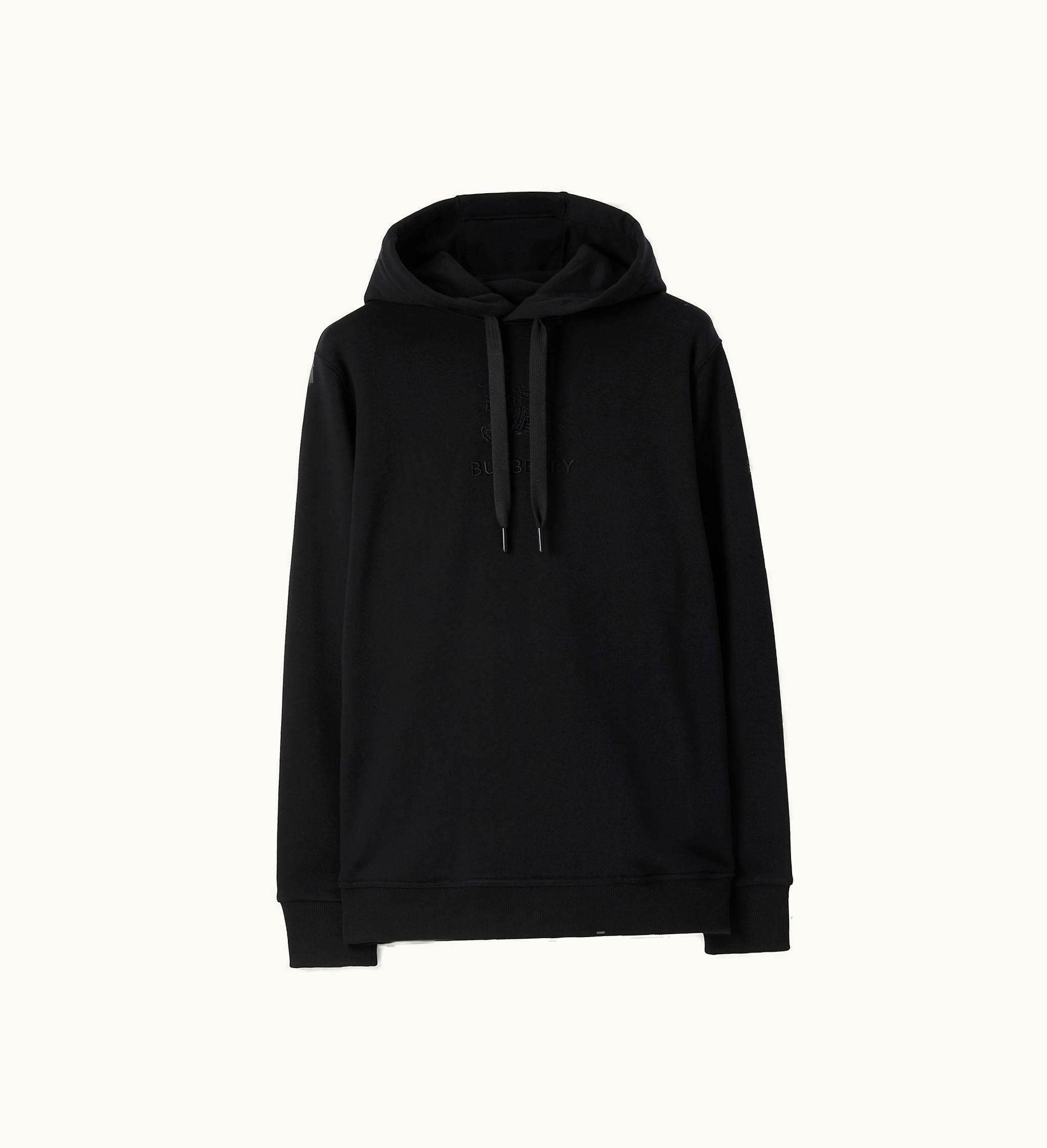 Burberry Burberry Ekd Cotton Hoodie In Black - Men