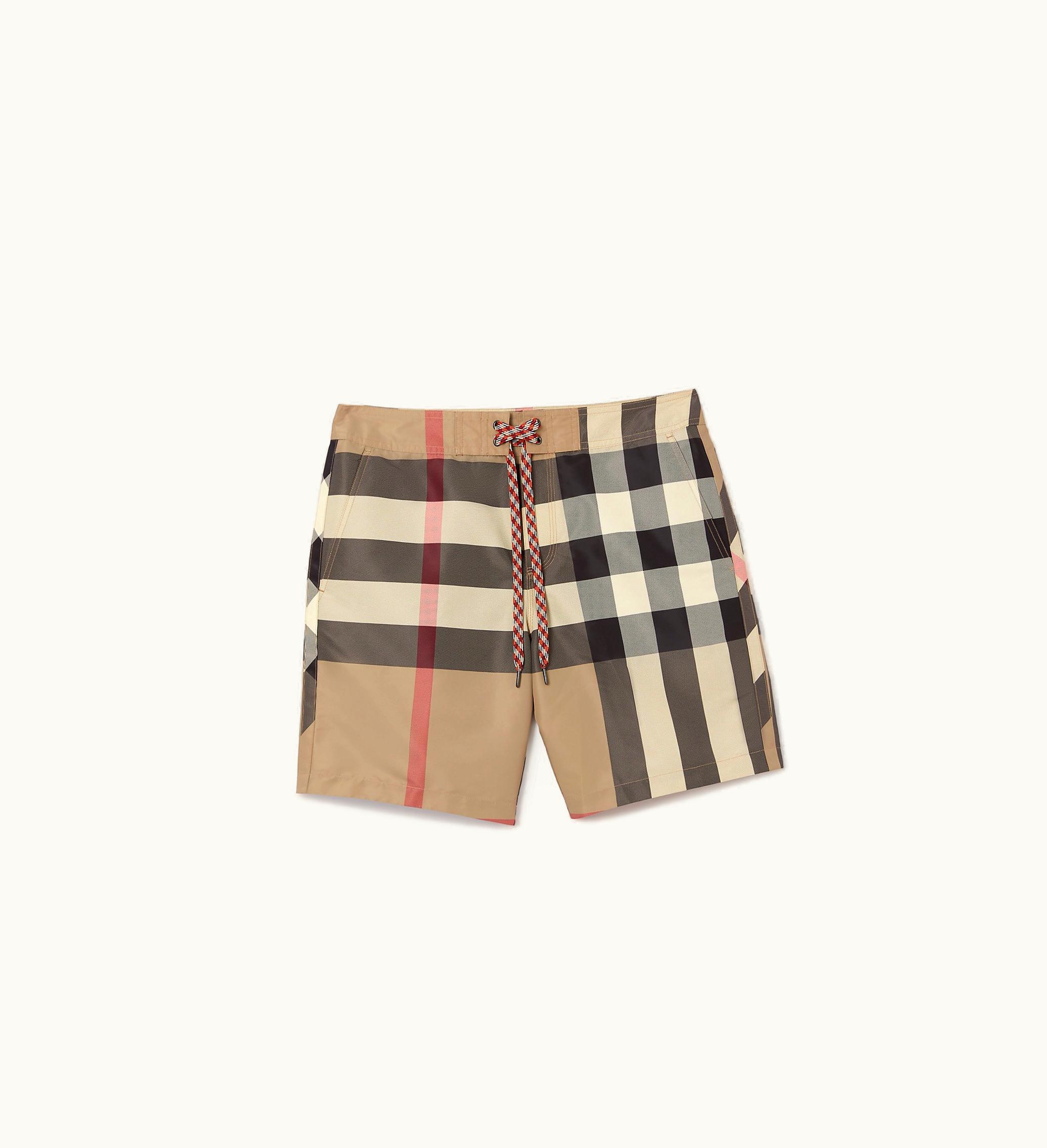 Burberry Burberry Check Swim Shorts In Archive Beige - Men 80226471005