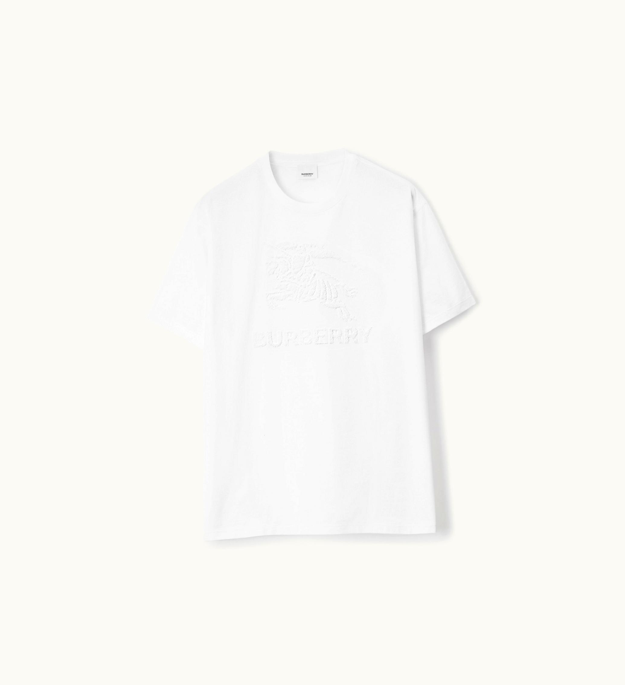 Burberry Burberry Ekd Cotton T-shirt In White - Men White