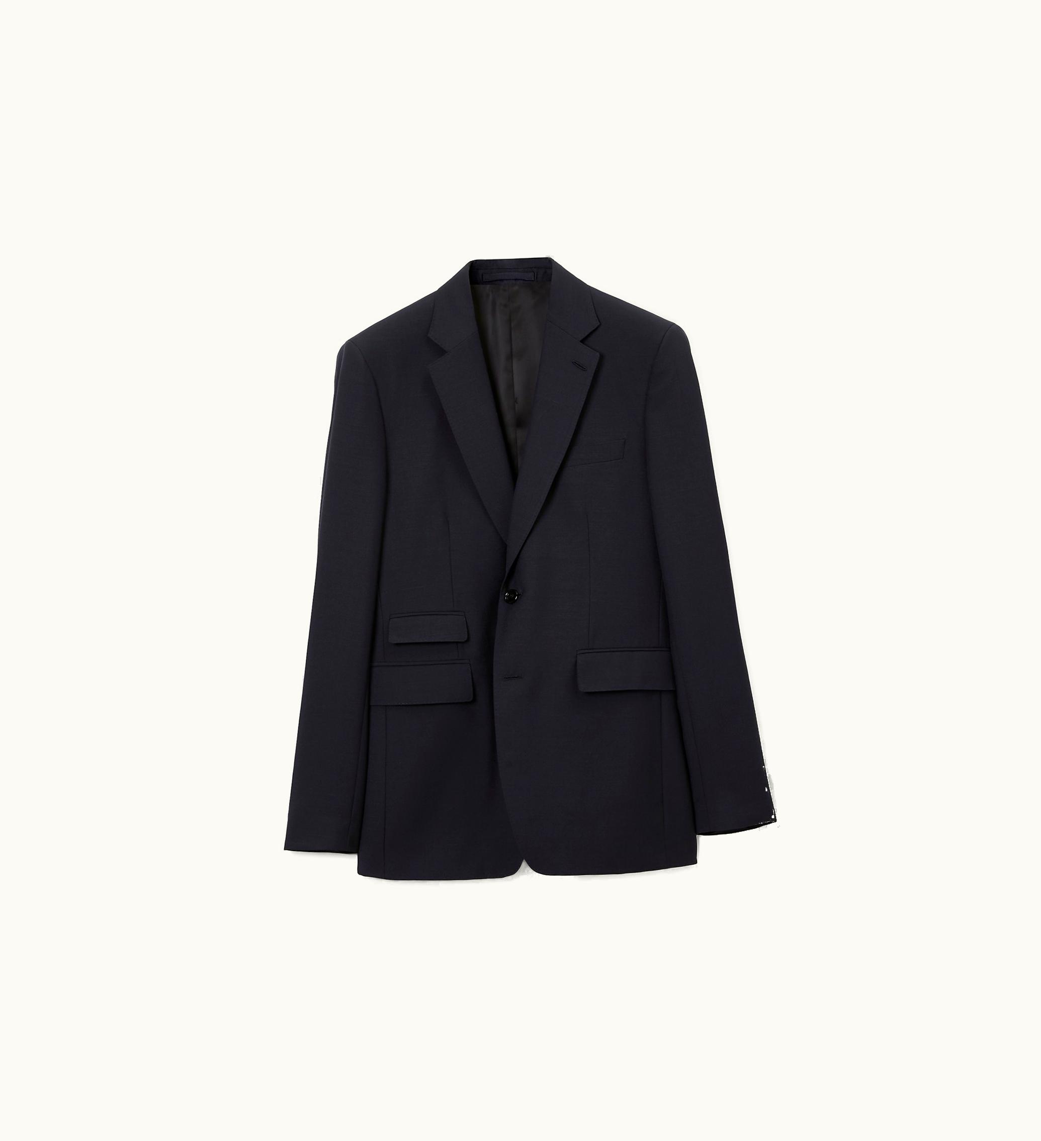 Burberry Burberry Wool Mohair Tailored Jacket In Navy - Men