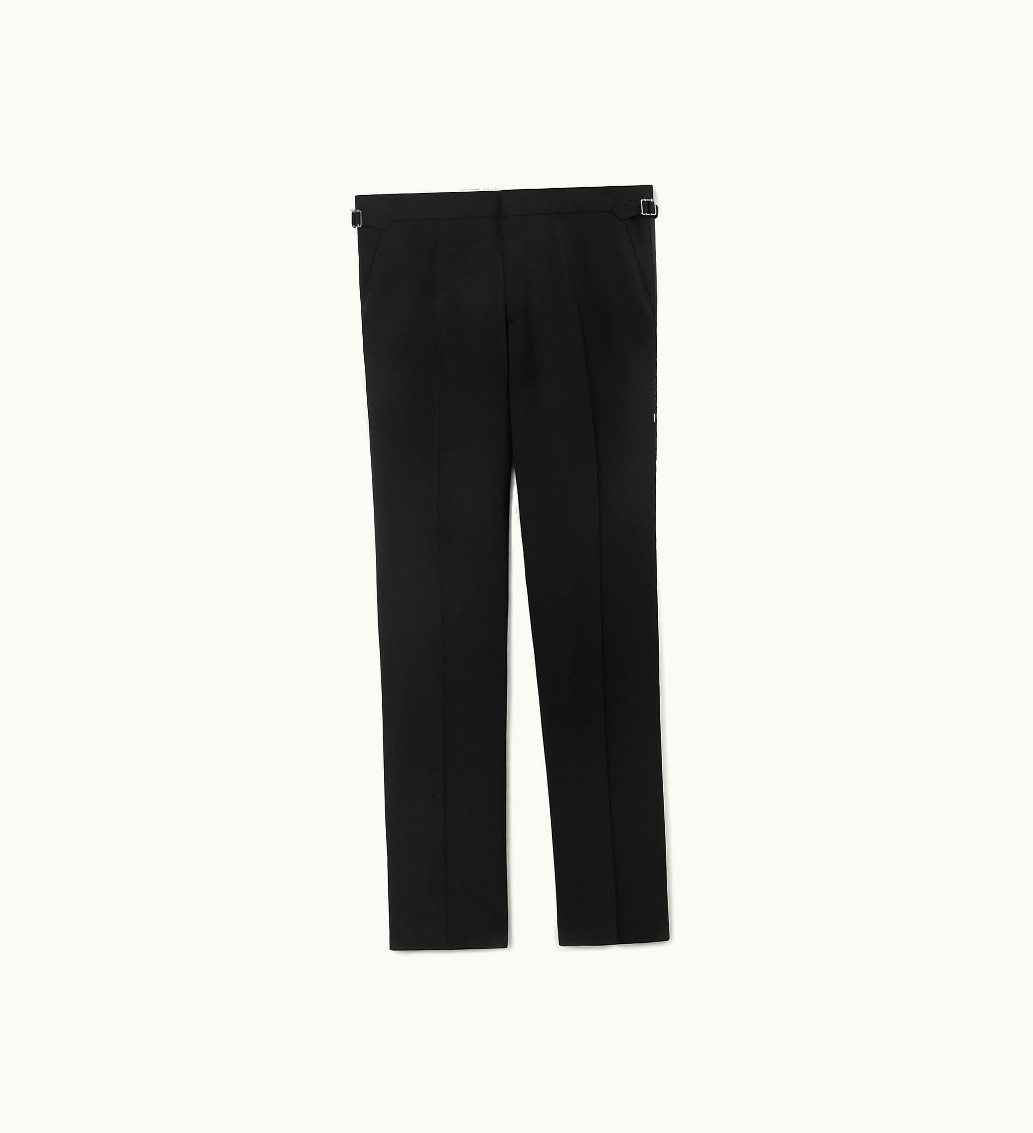 Burberry Burberry Wool Tailored Trousers In Black - Men Black