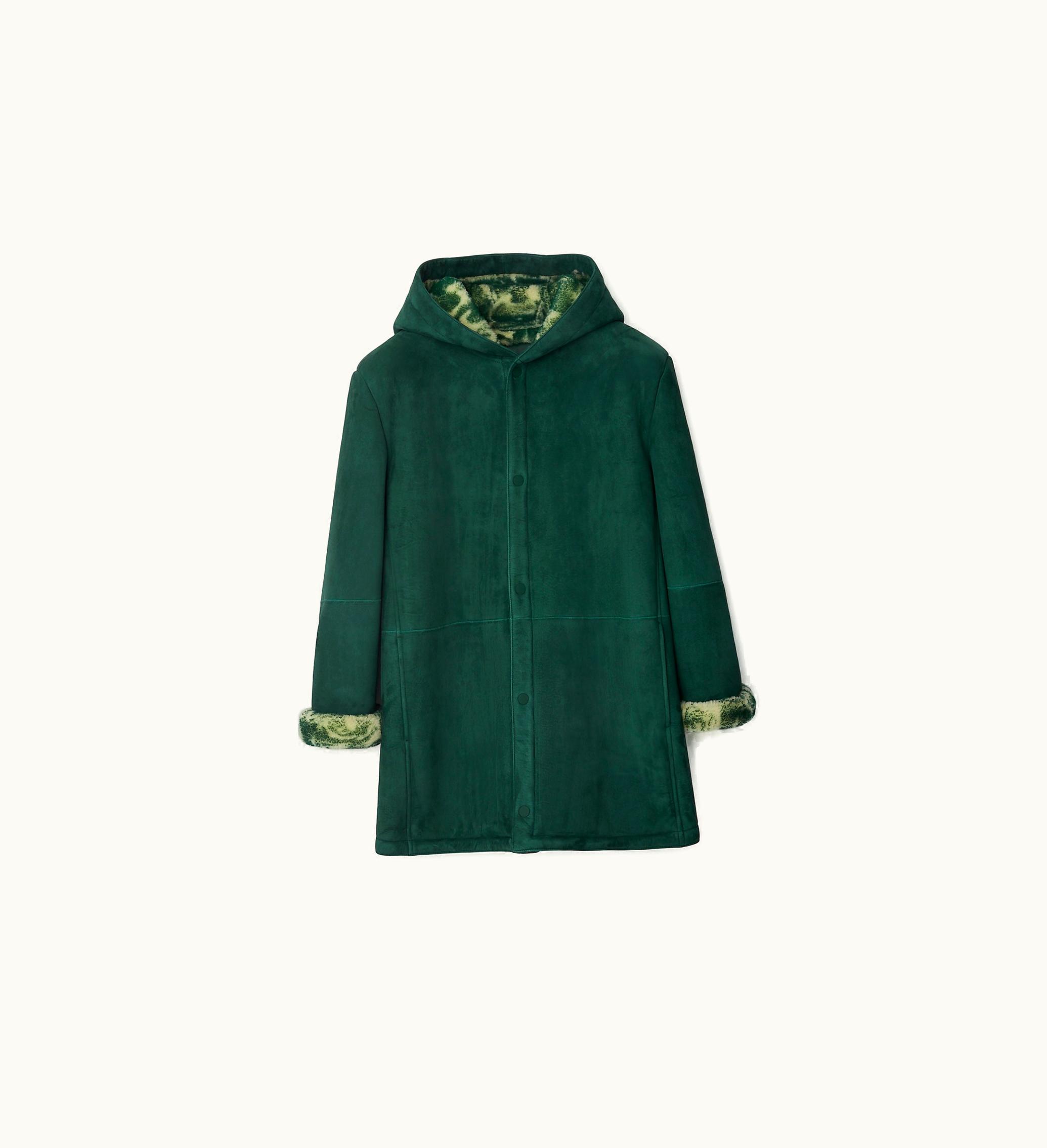 Burberry Burberry Suede And Shearling Jacket In Ivy - Men, Leather