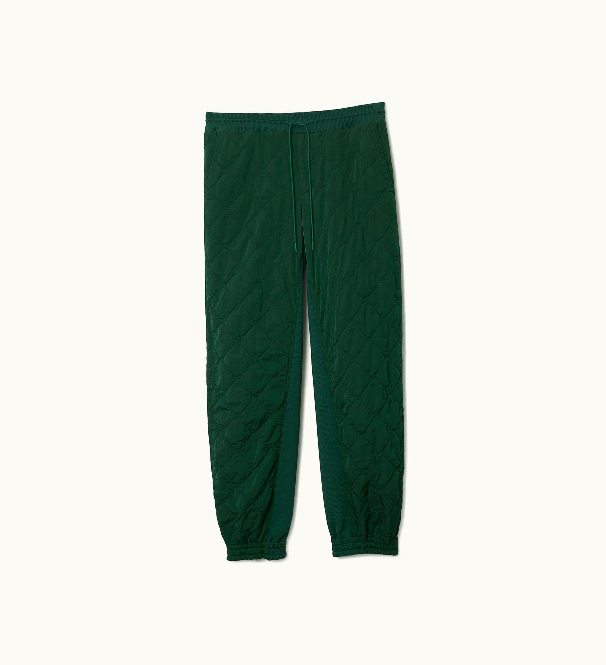 Burberry Burberry Quilted Nylon Jogging Pants In Ivy - Men