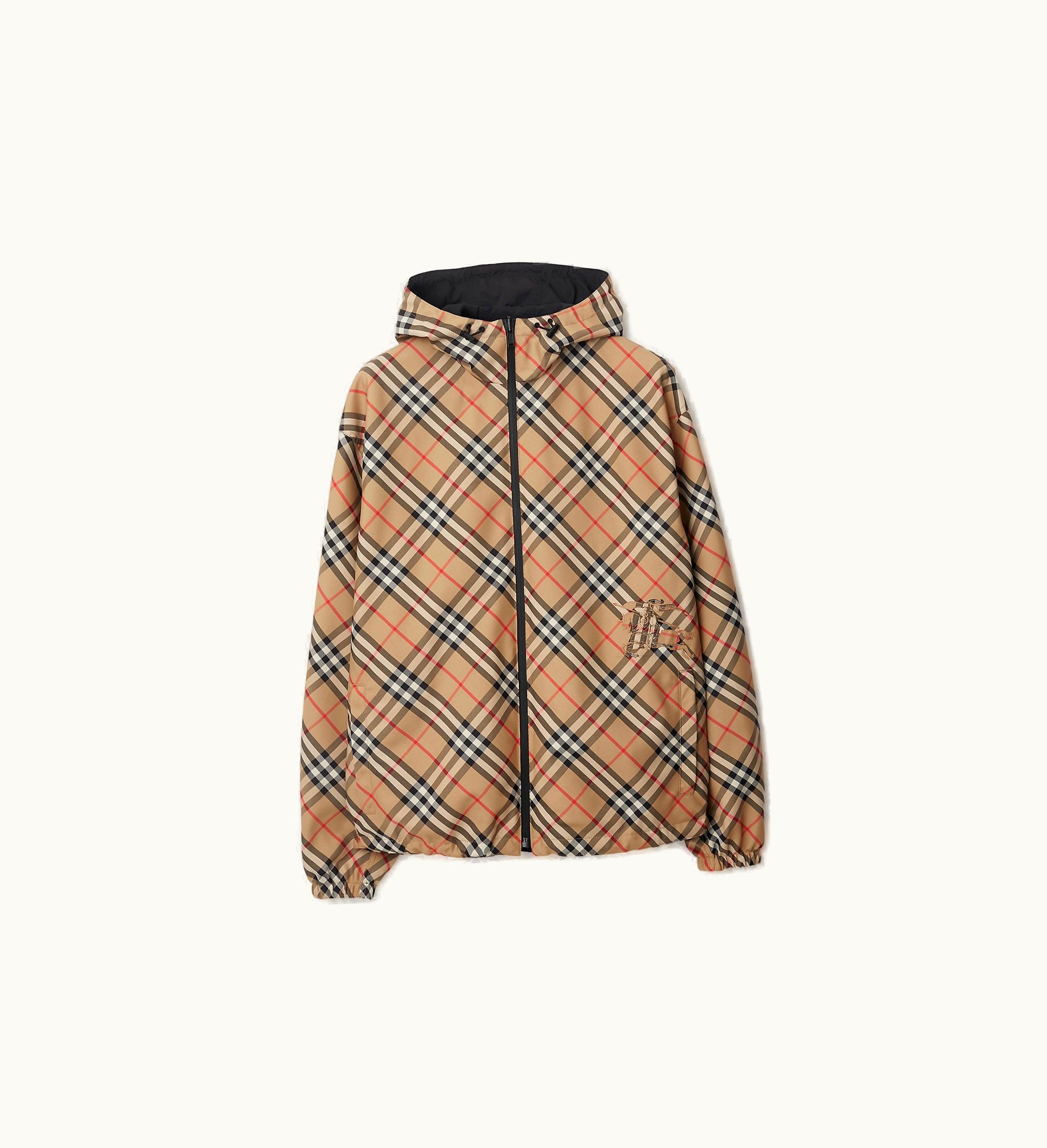 Burberry Burberry Reversible Check Jacket In Sand