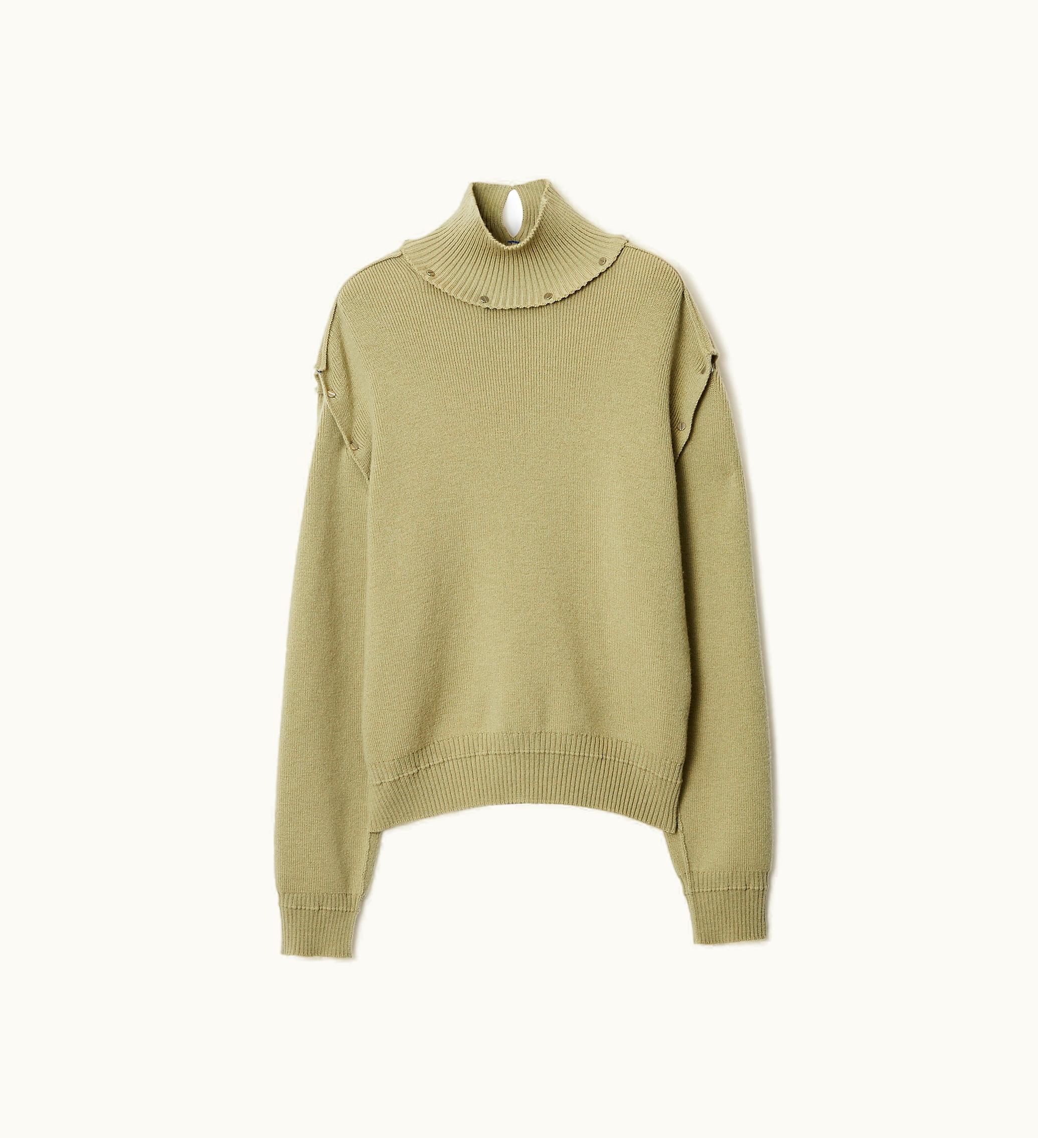 Burberry Burberry Wool Blend Sweater In Hunter - Men