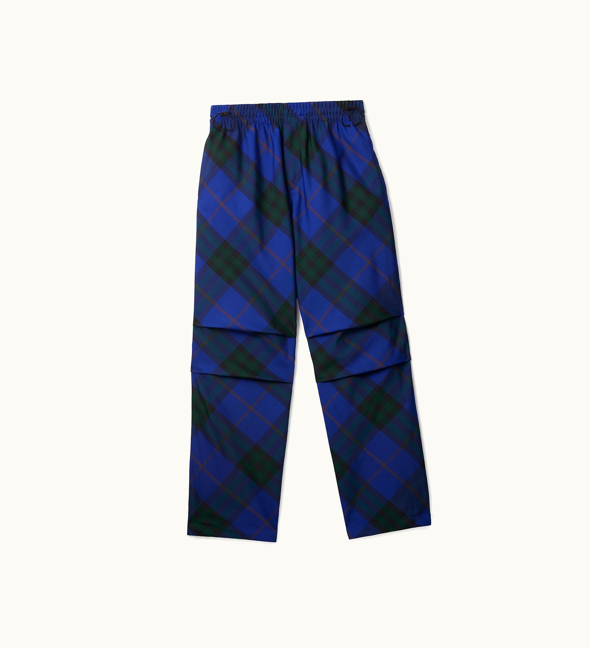 Burberry Burberry Check Trousers In Knight - Men
