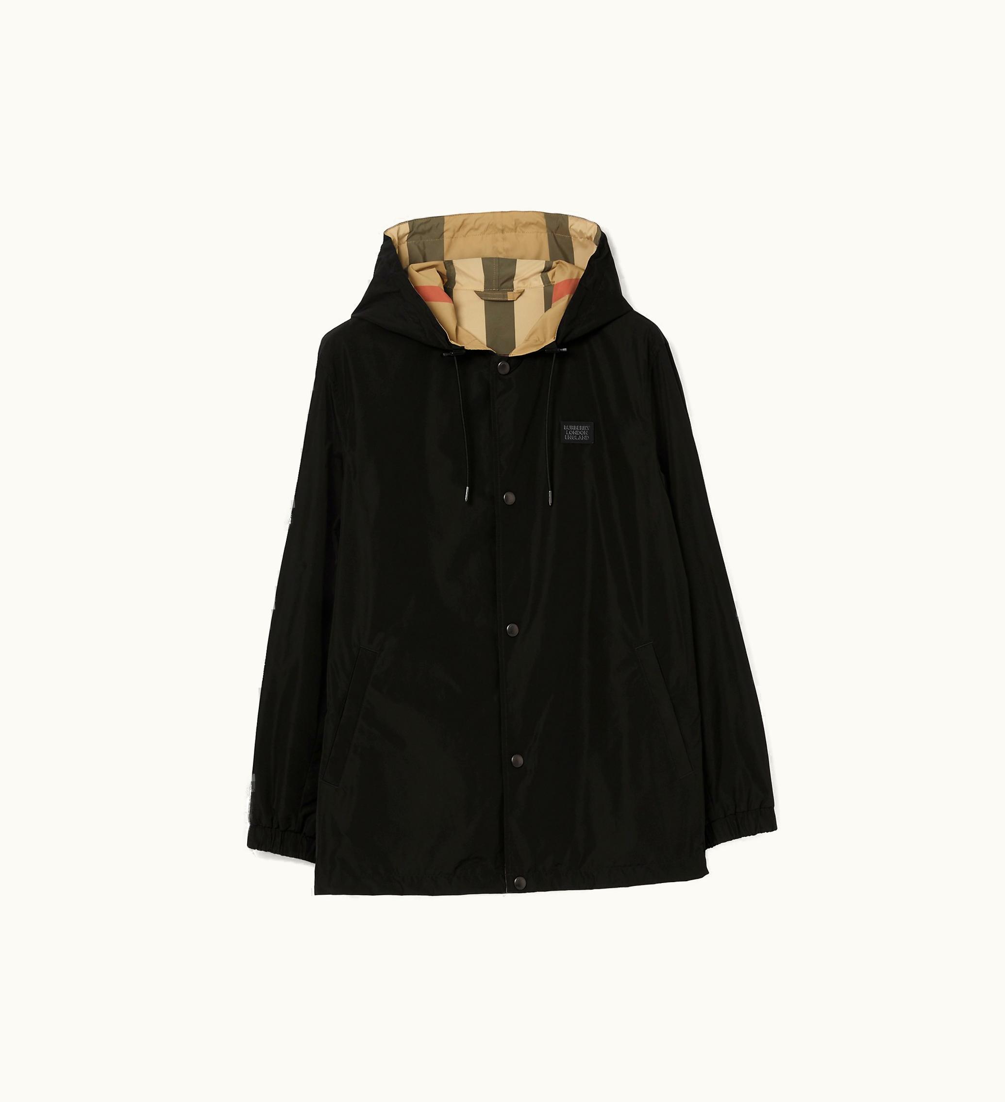 Burberry Burberry Reversible Check Jacket In Black - Men