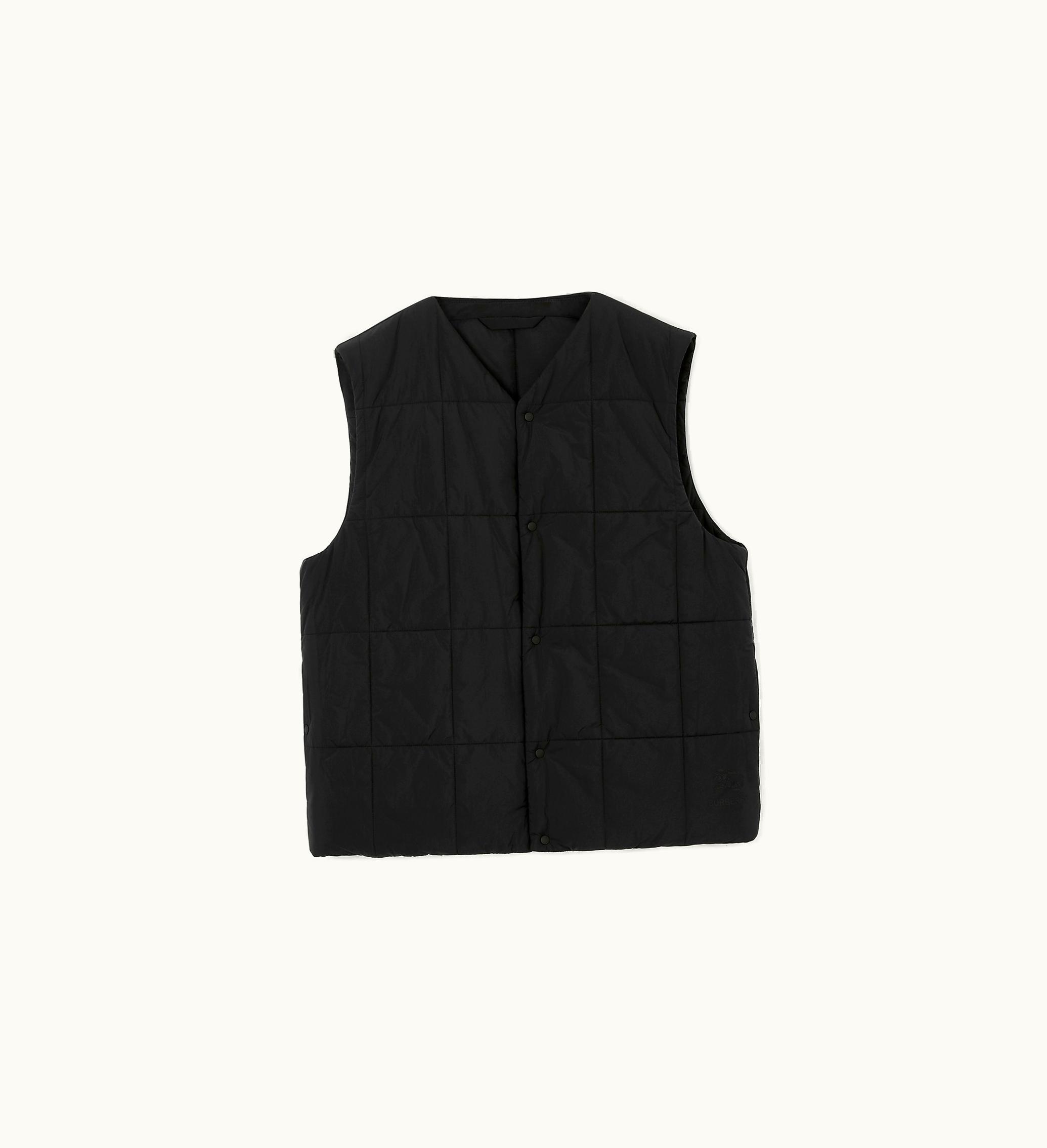 Burberry Burberry Quilted Nylon Gilet In Black - Men