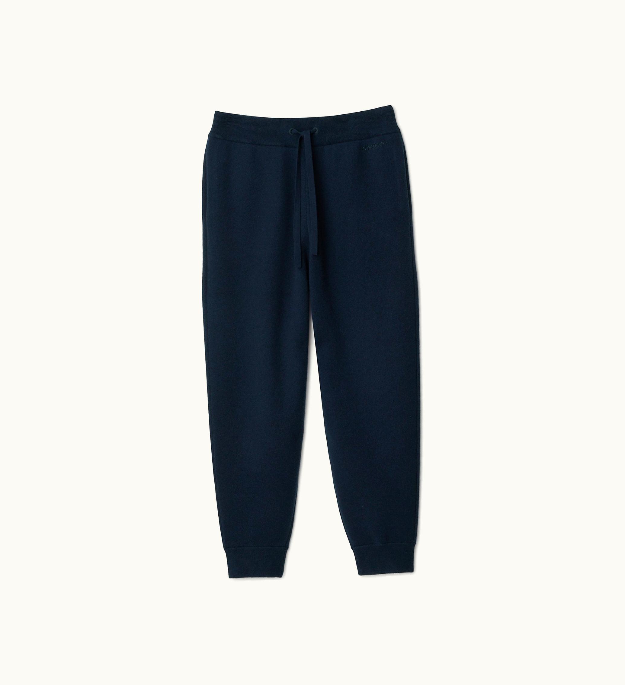 Burberry Burberry Cashmere Blend Jogging Pants In Navy - Men
