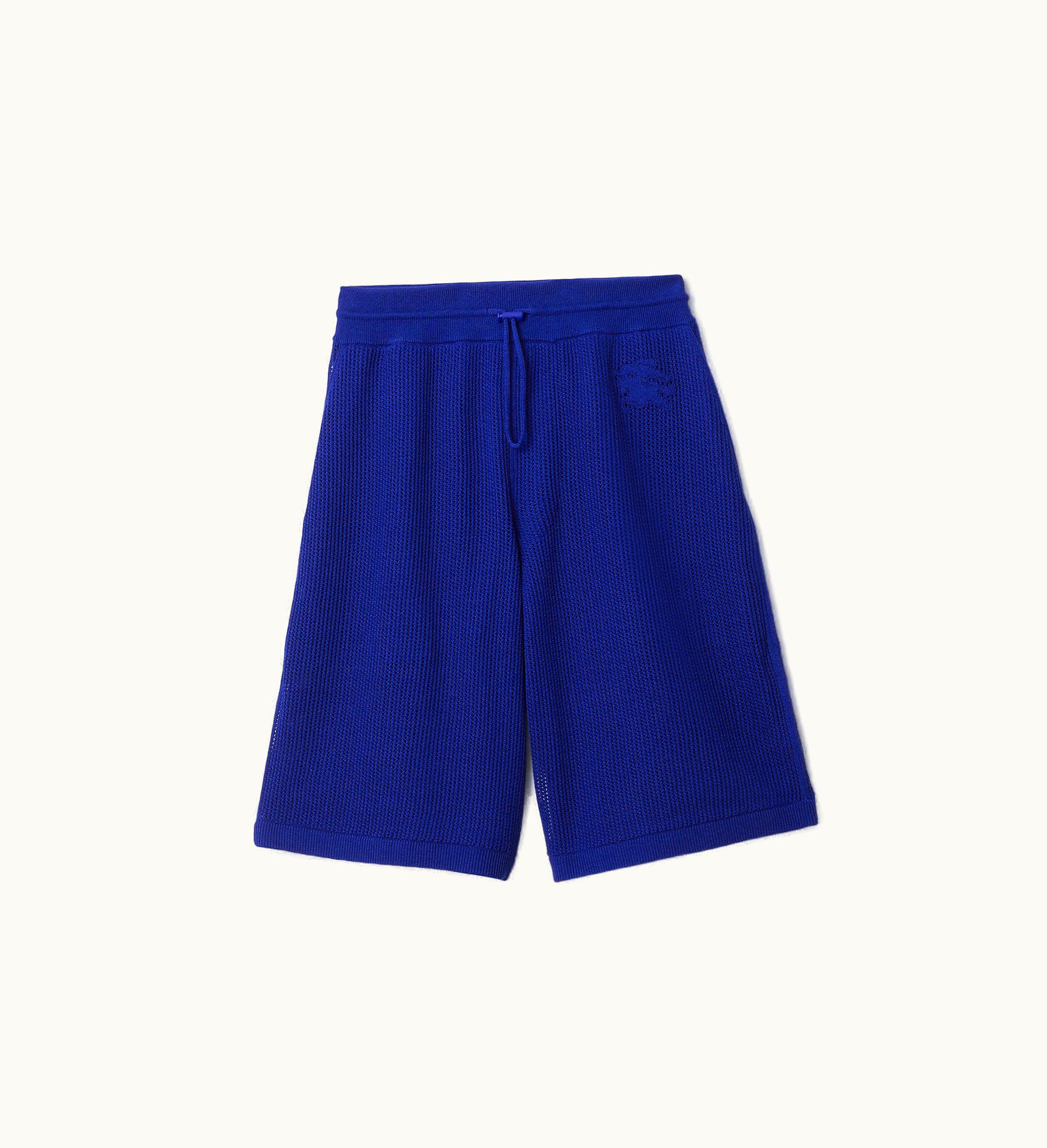 Burberry Burberry Silk Cotton Mesh Shorts In Knight - Men