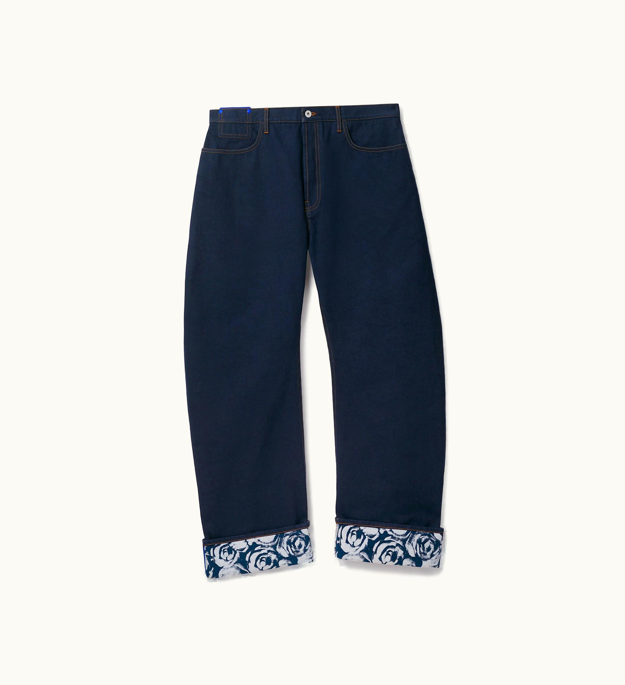 Burberry Burberry Heavyweight Denim Jeans In Indigo Blue - Men