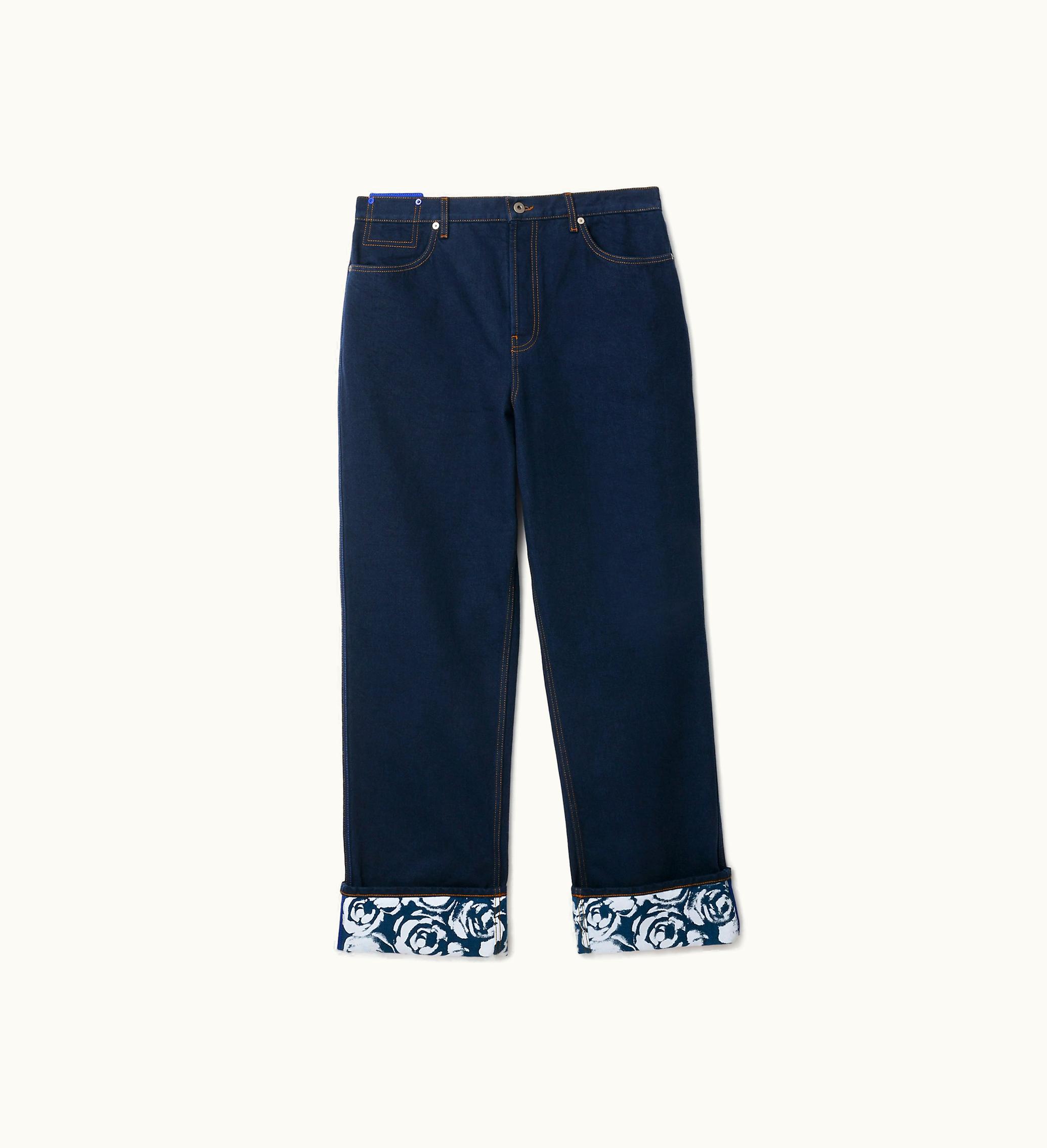 Burberry Burberry Heavyweight Denim Jeans In Indigo Blue - Men, Cotton