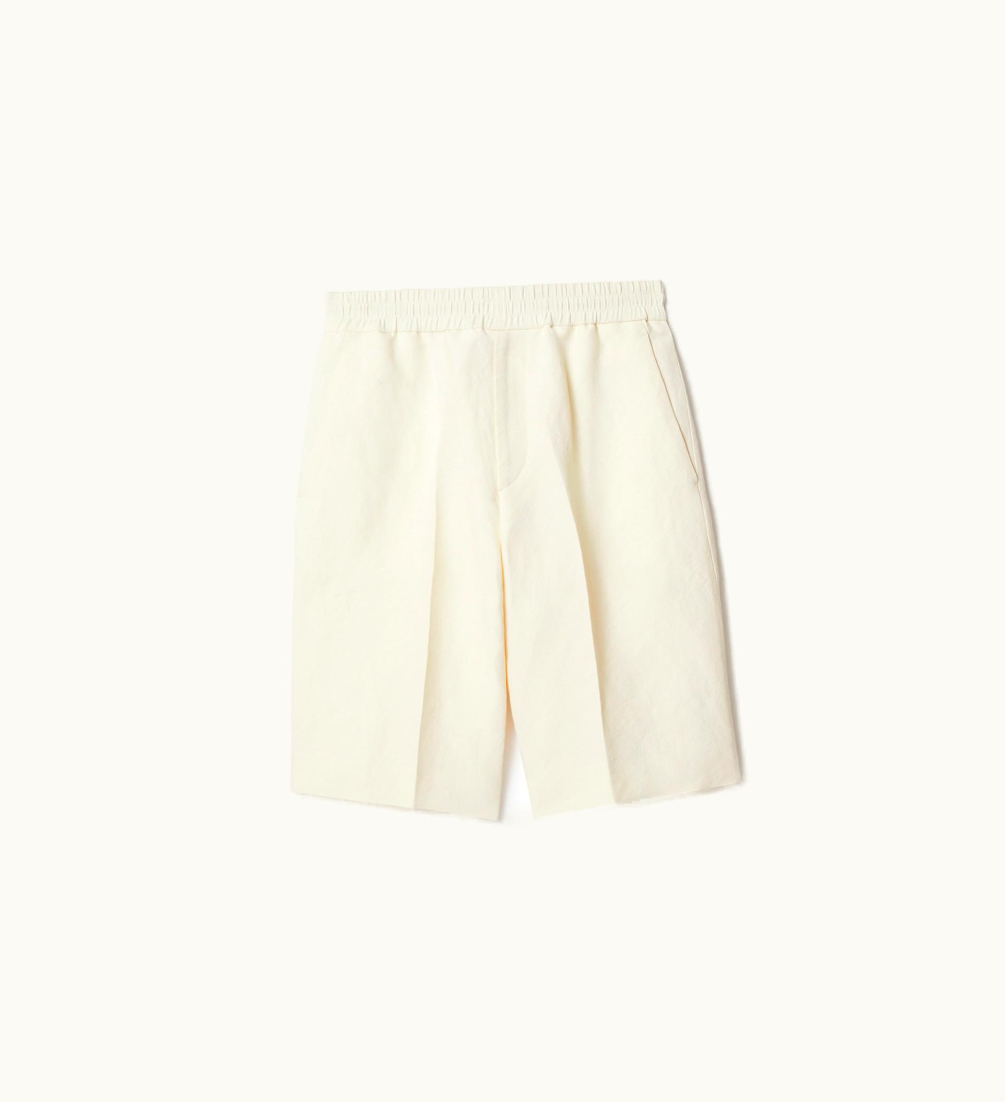Burberry Burberry Canvas Tailored Shorts In Pearl