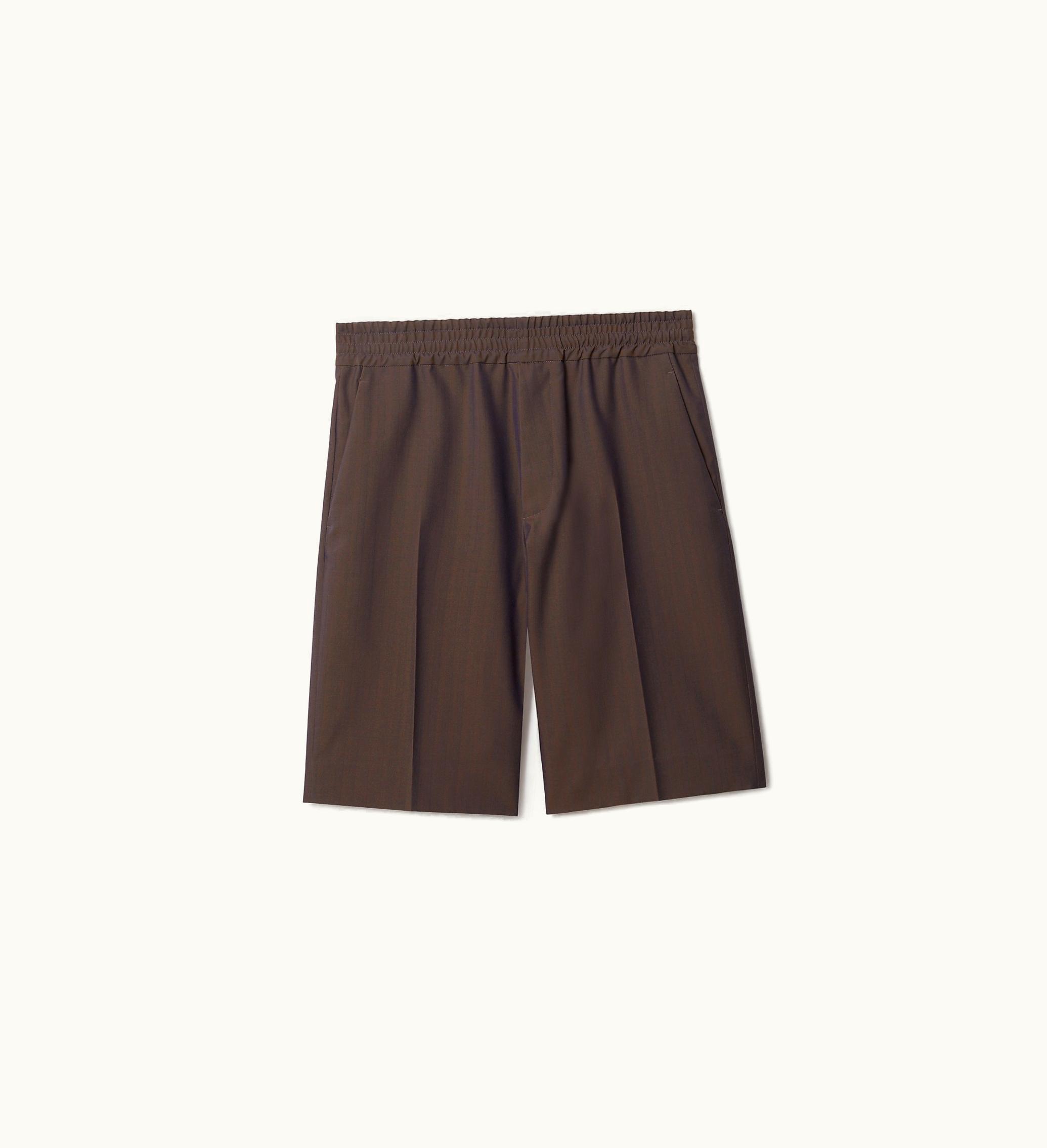 Burberry Burberry Wool Tailored Shorts In Barrel