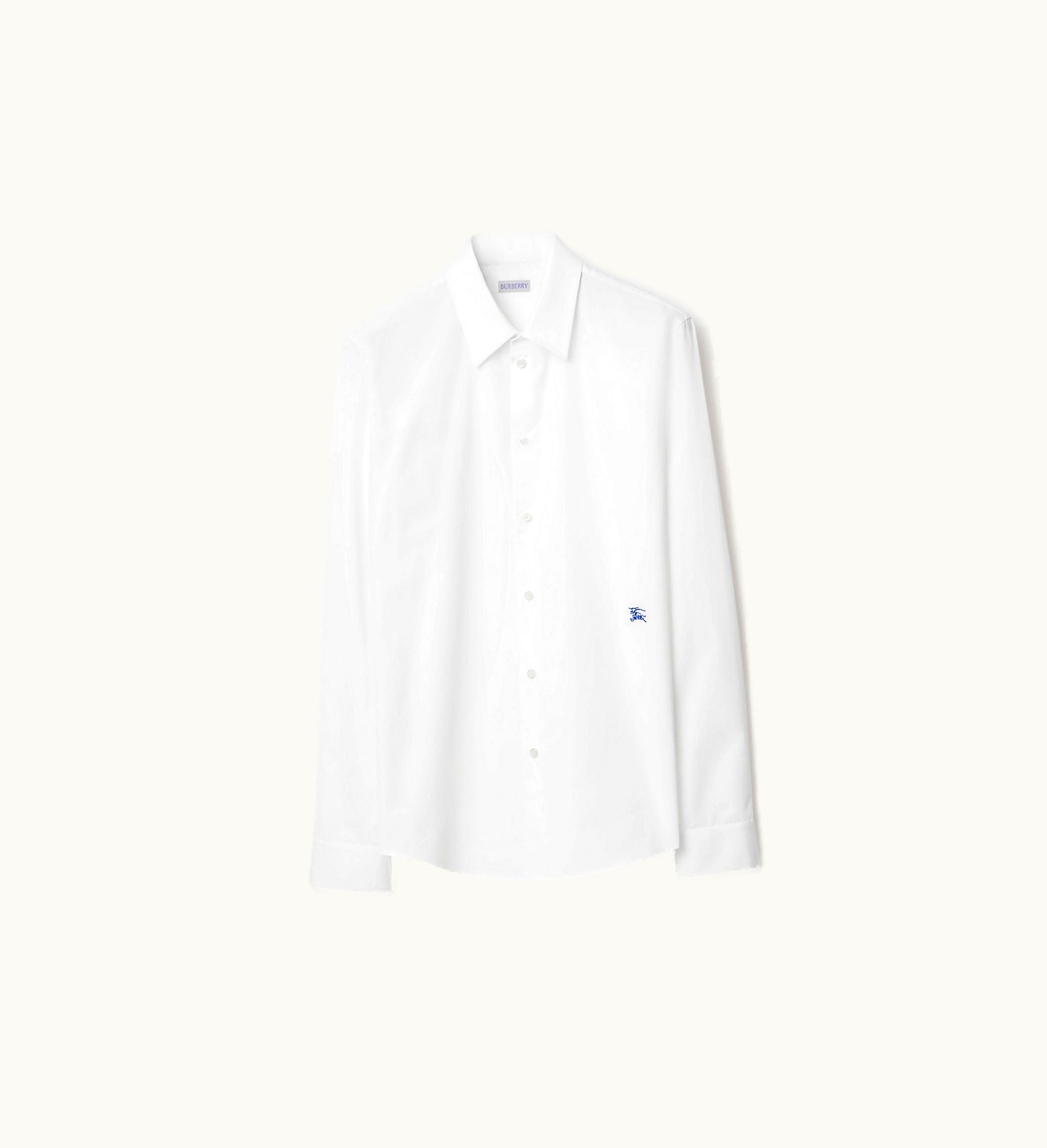Burberry Burberry Cotton Formal Shirt In White - Men 80813651001