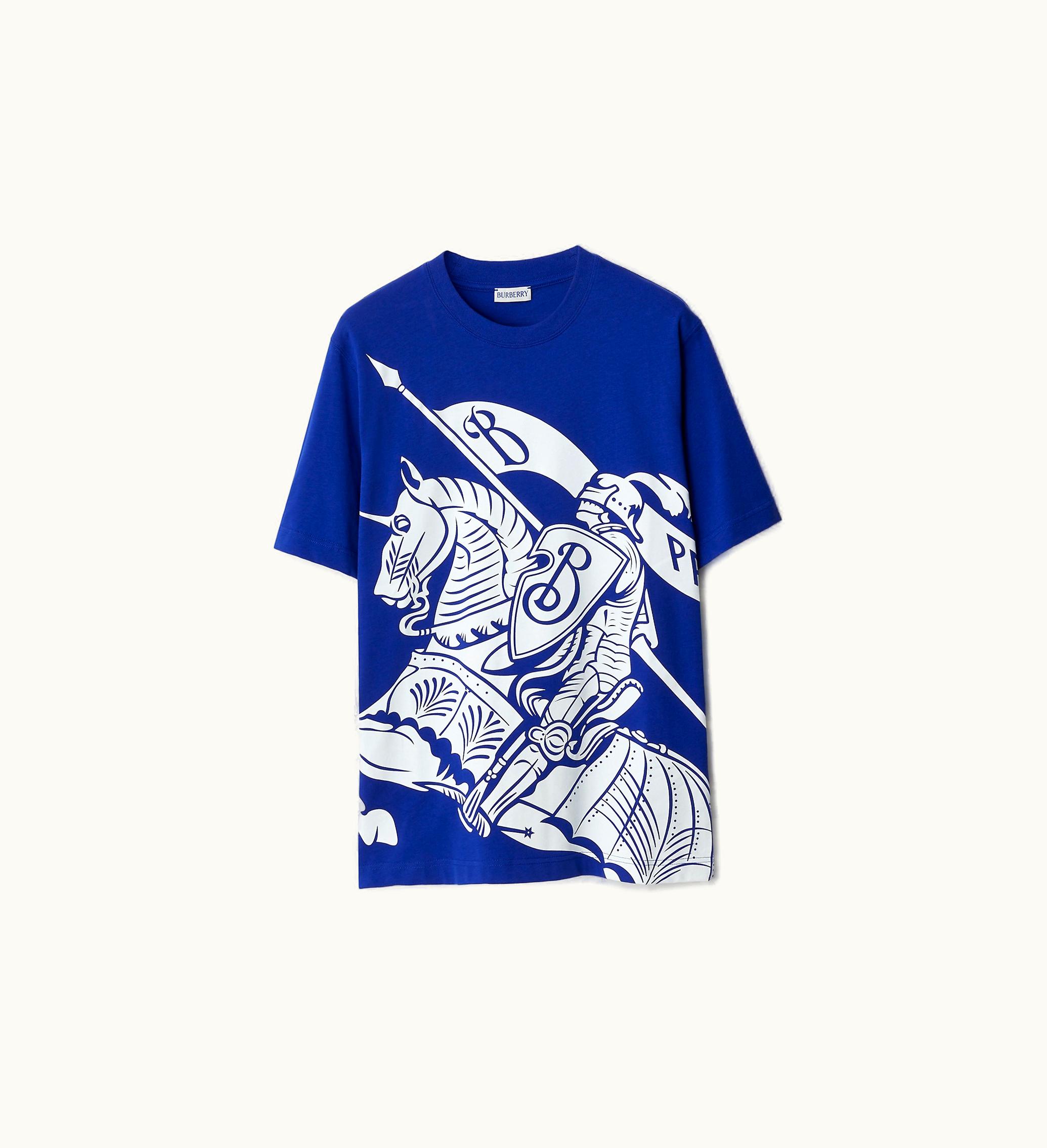 Burberry Burberry Ekd Cotton T-shirt In Knight - Men