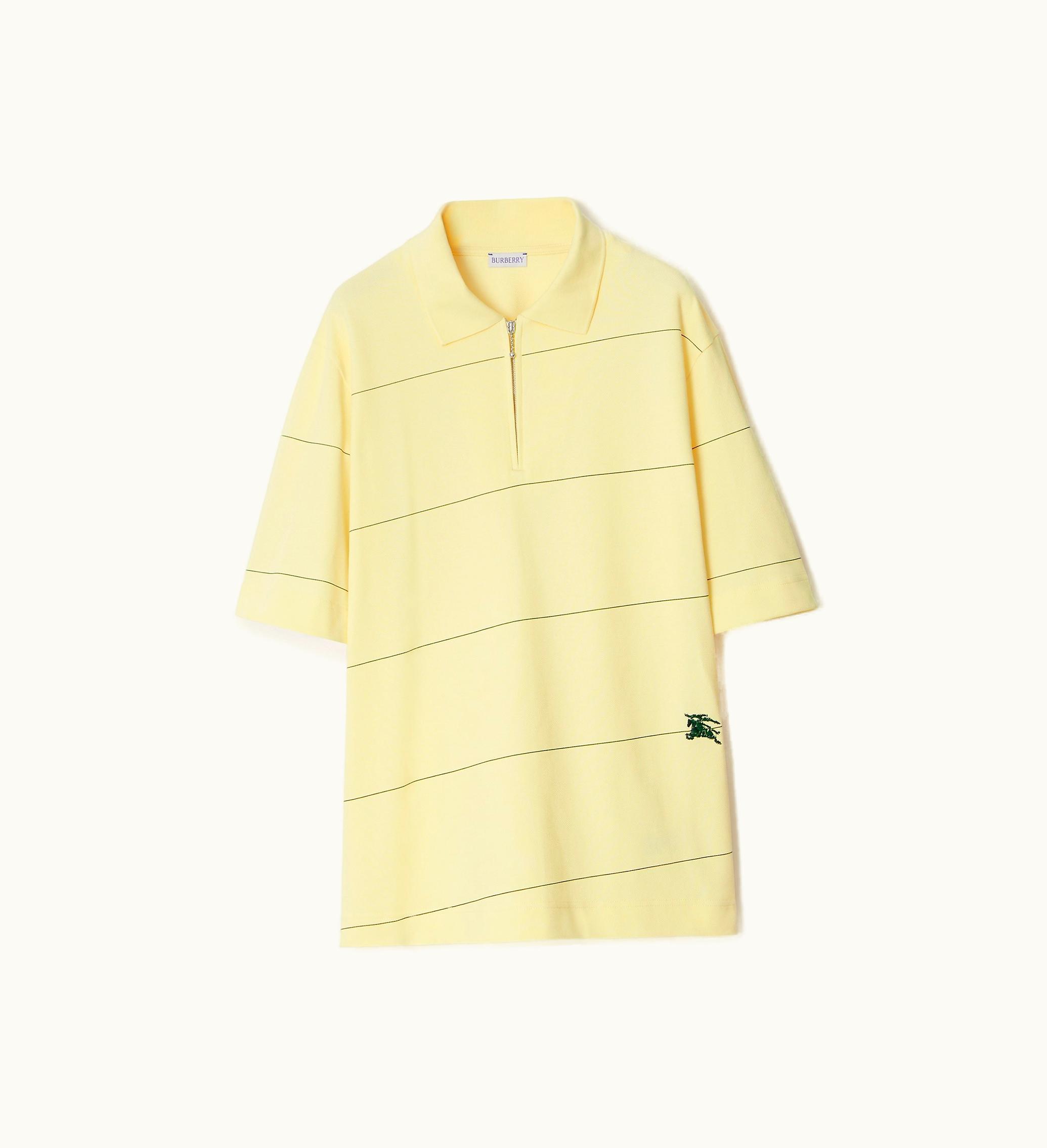 Burberry Burberry Striped Cotton Polo Shirt In Sherbet - Men